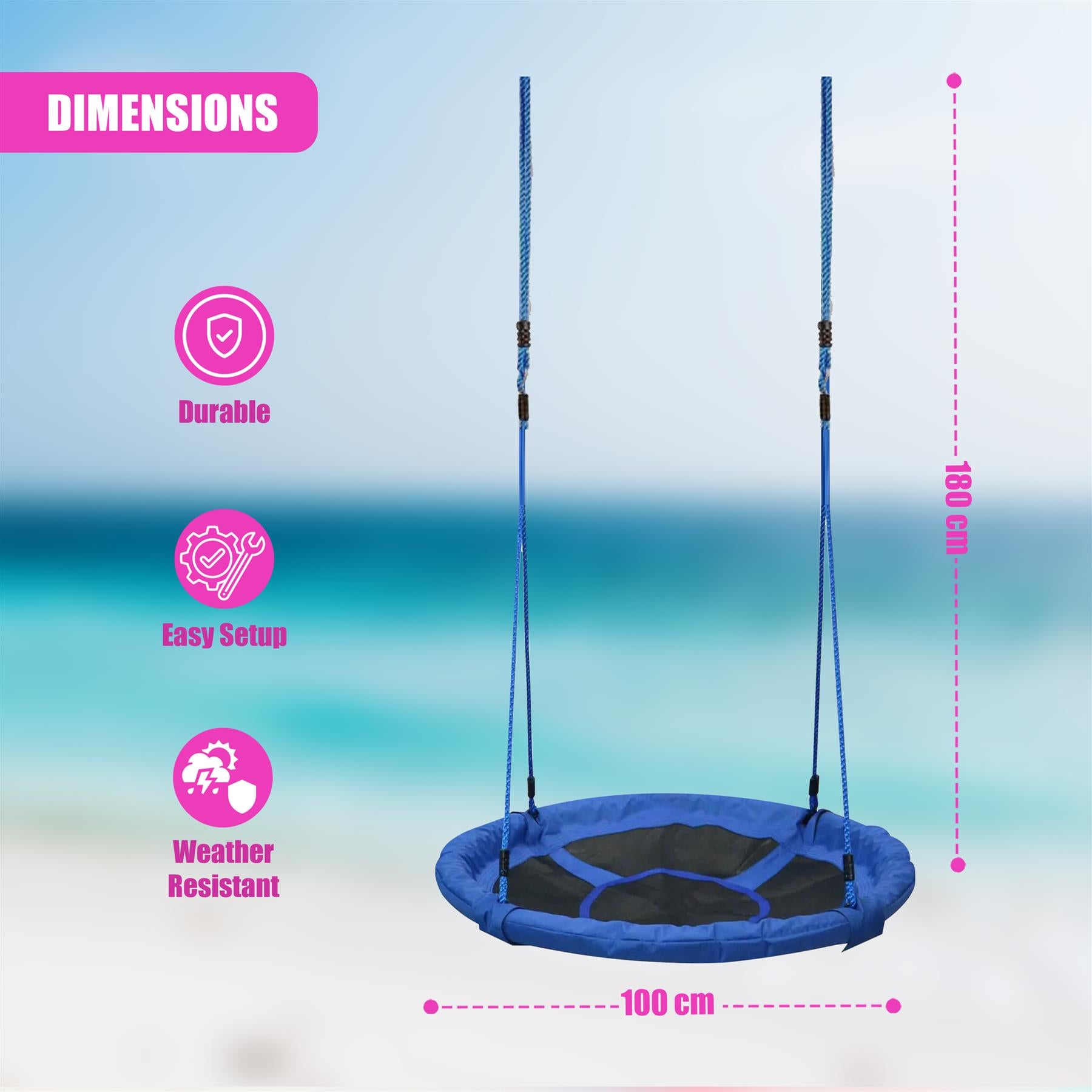Large Nest Swing for 2 kids by The Magic Toy Shop - The Magic Toy Shop