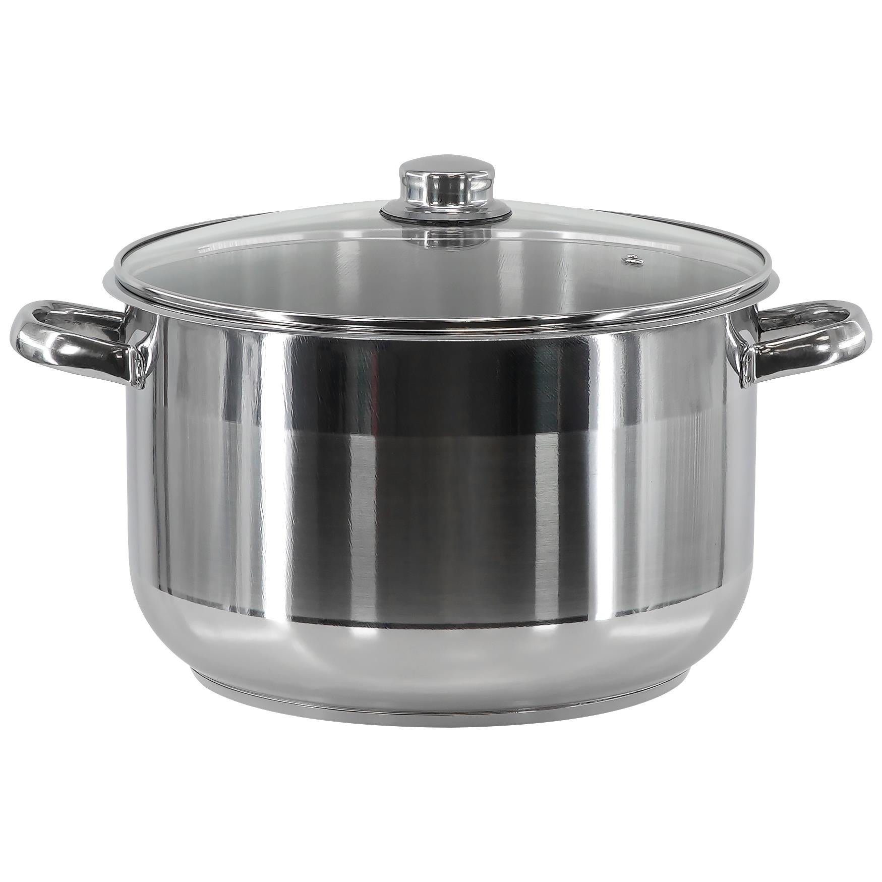 Induction Stockpot With Glass Lid - 11 ltr by GEEZY - The Magic Toy Shop