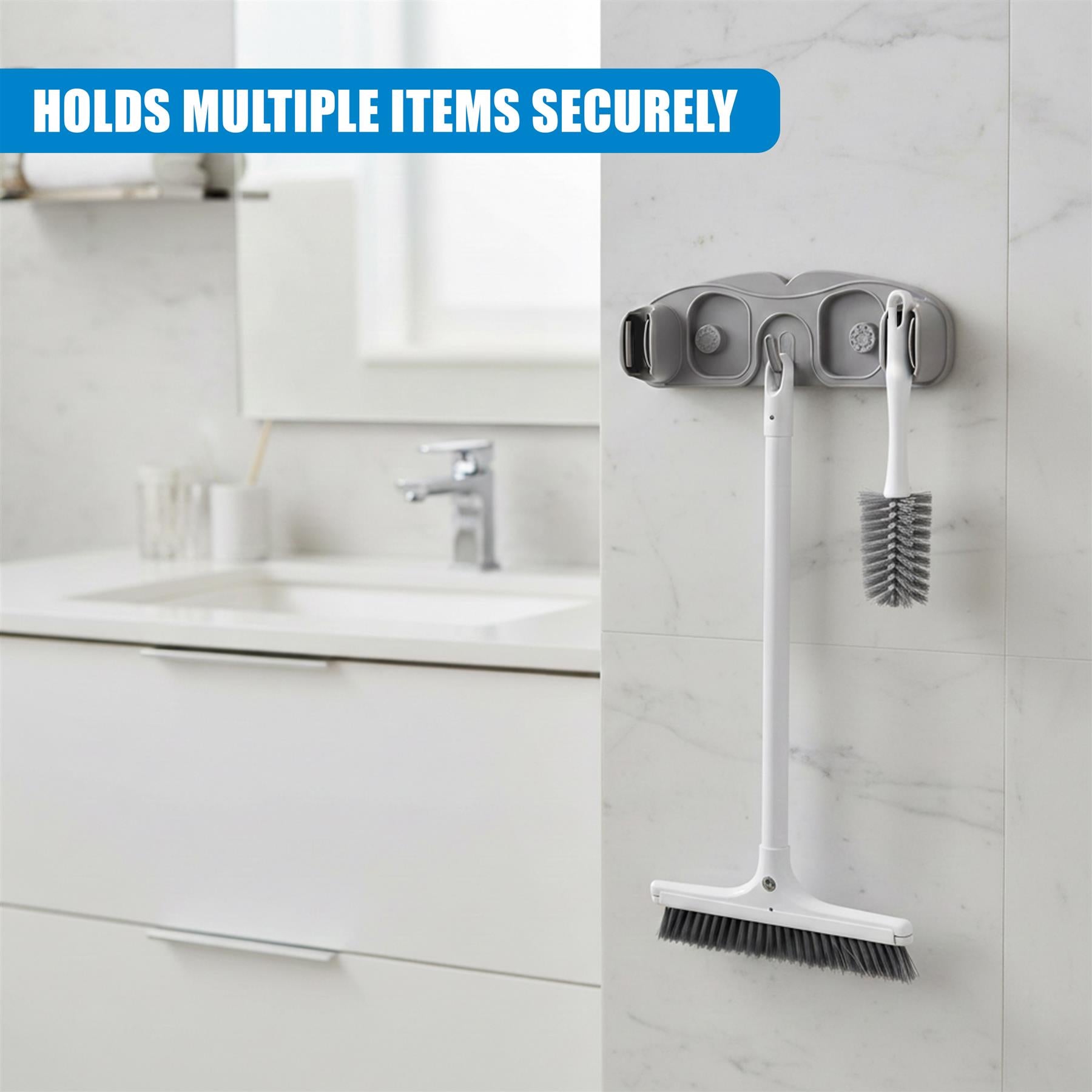 Wall Mounted Mop & Broom Holder