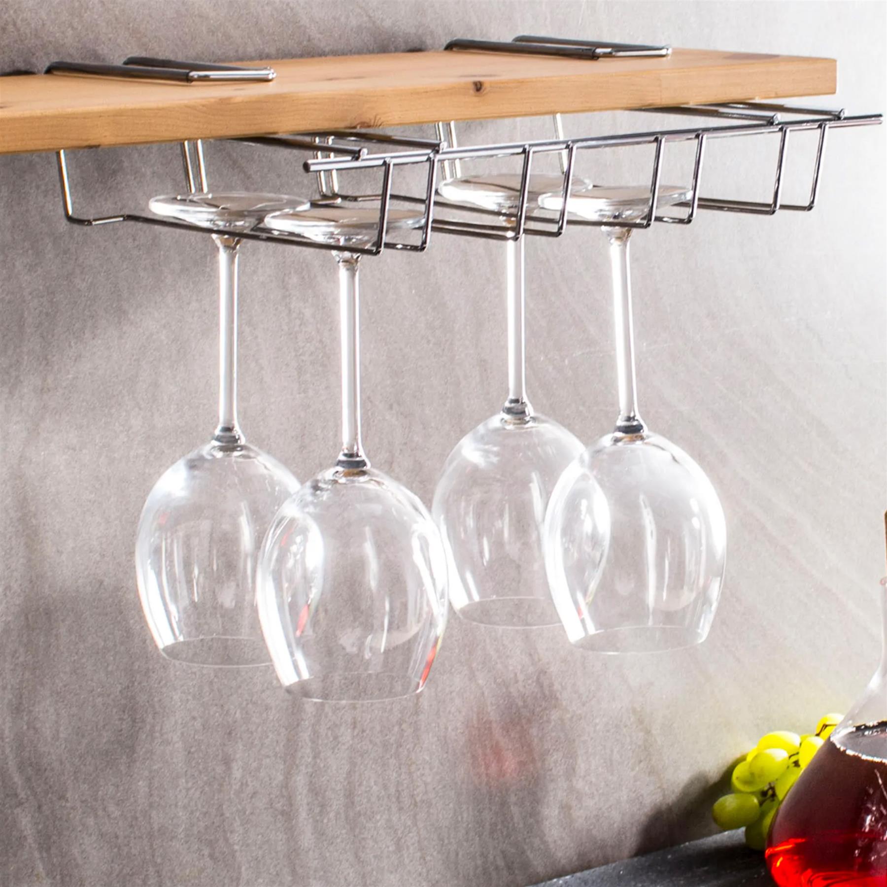 MTS Under Shelf Wine Glass Rack