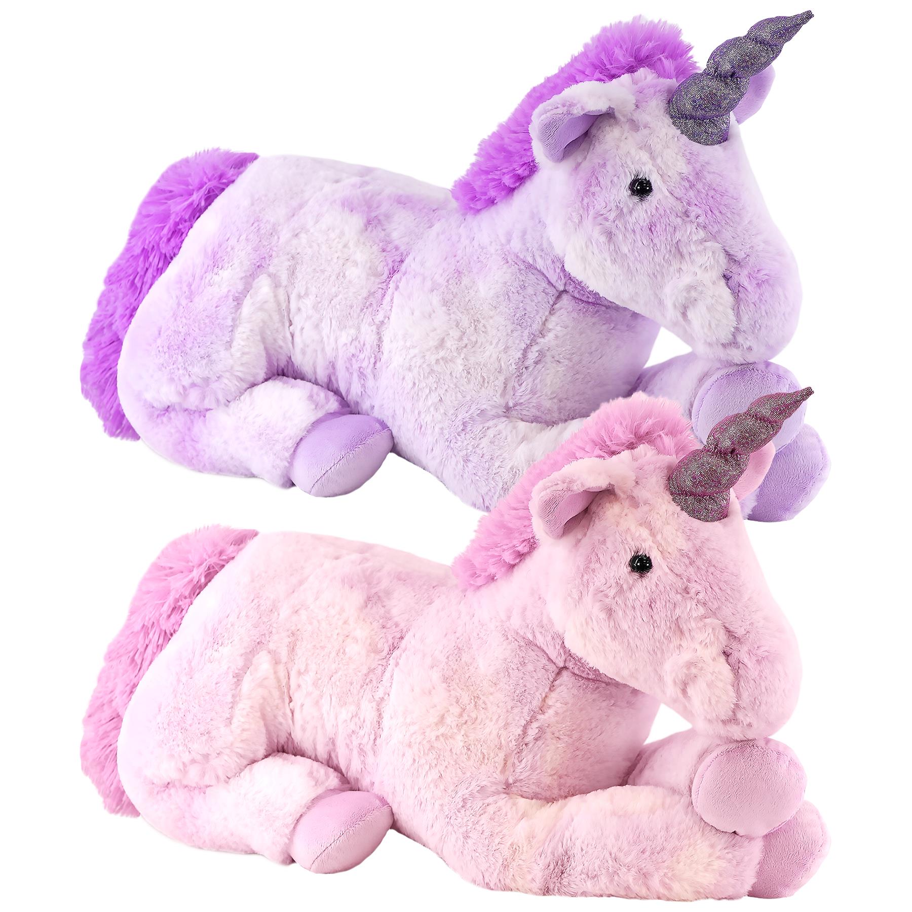 The Magic Toy Shop 21" Lying Soft Stuffed Unicorn