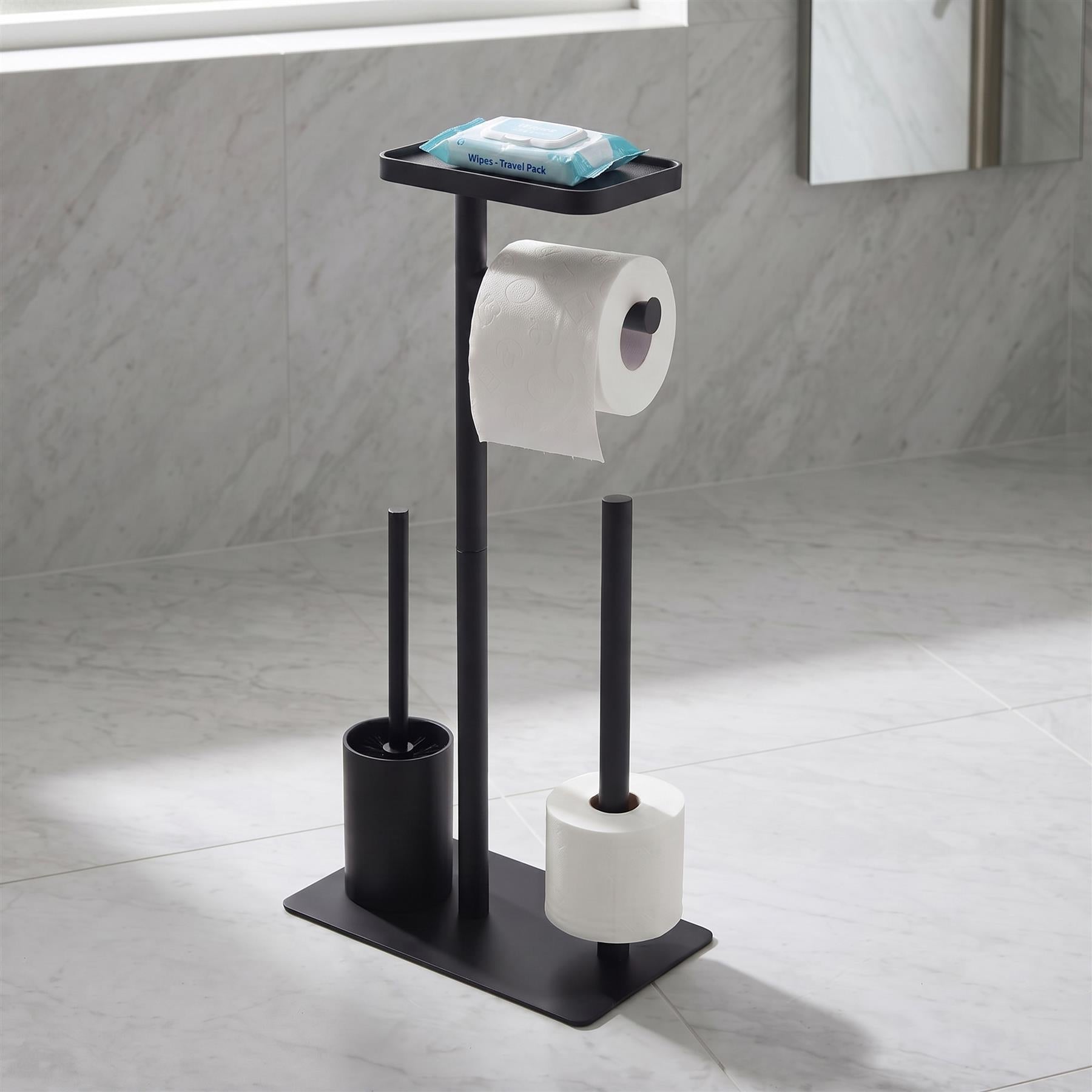 All-in-One Toilet Roll Holder