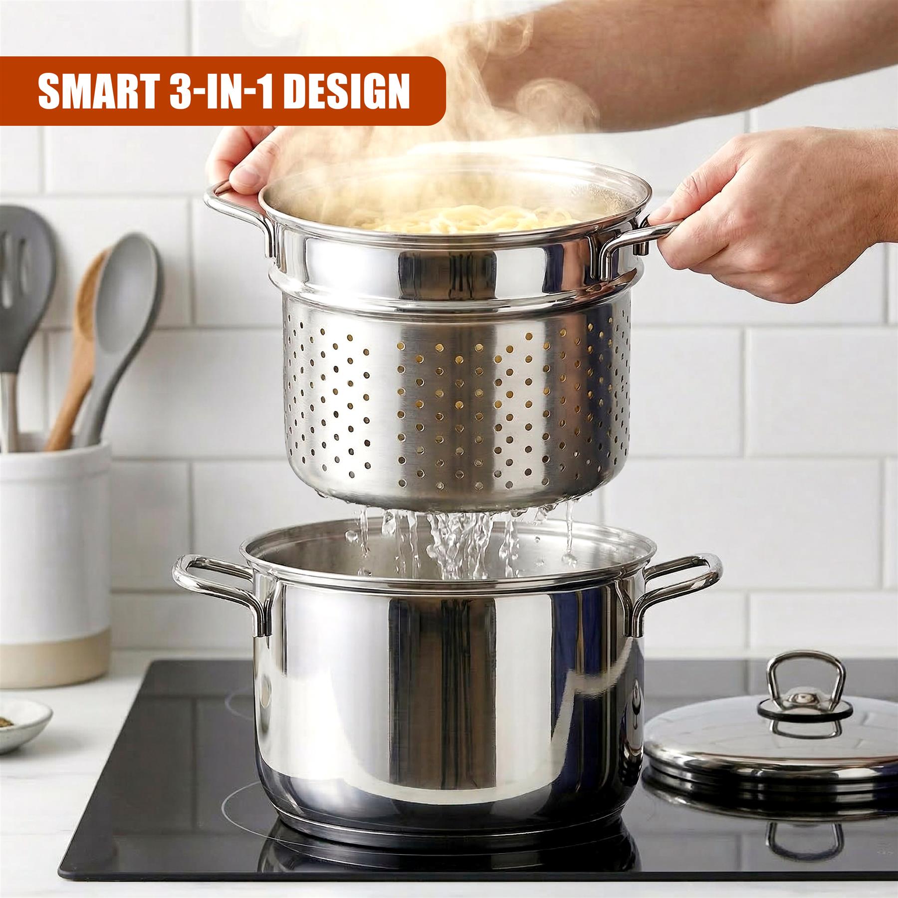 Stainless Steel Spaghetti Pasta Pot