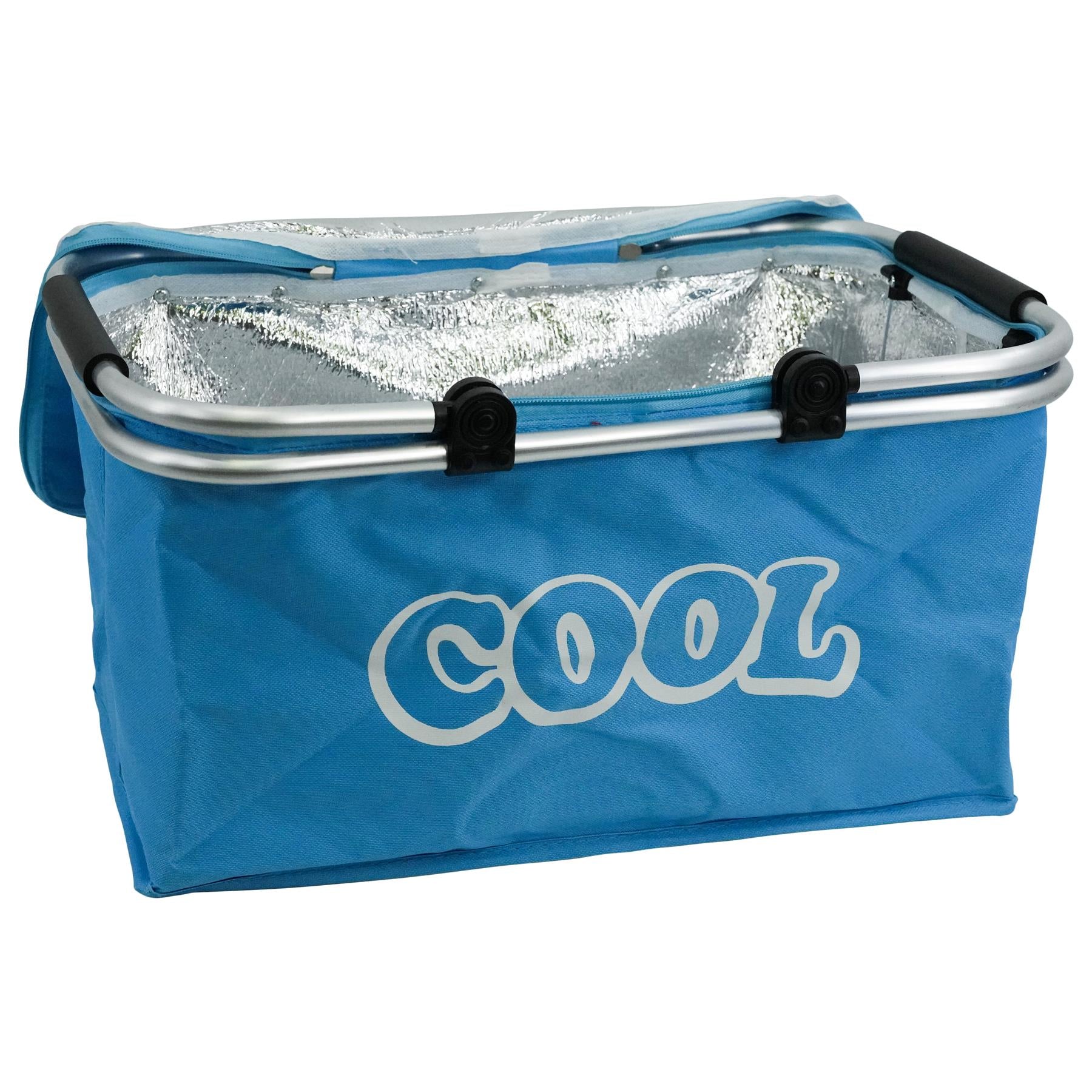 GEEZY Blue Cooler Basket Bag