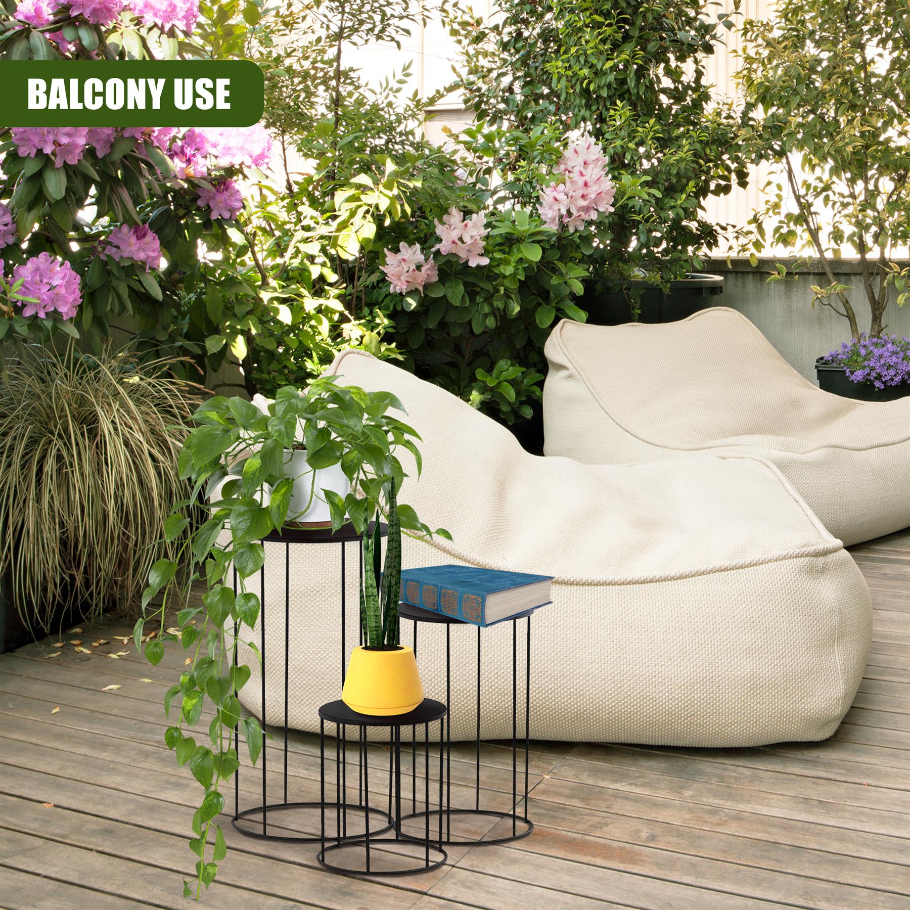 Indoor Plant Stands Set of 3 by GEEZY - The Magic Toy Shop