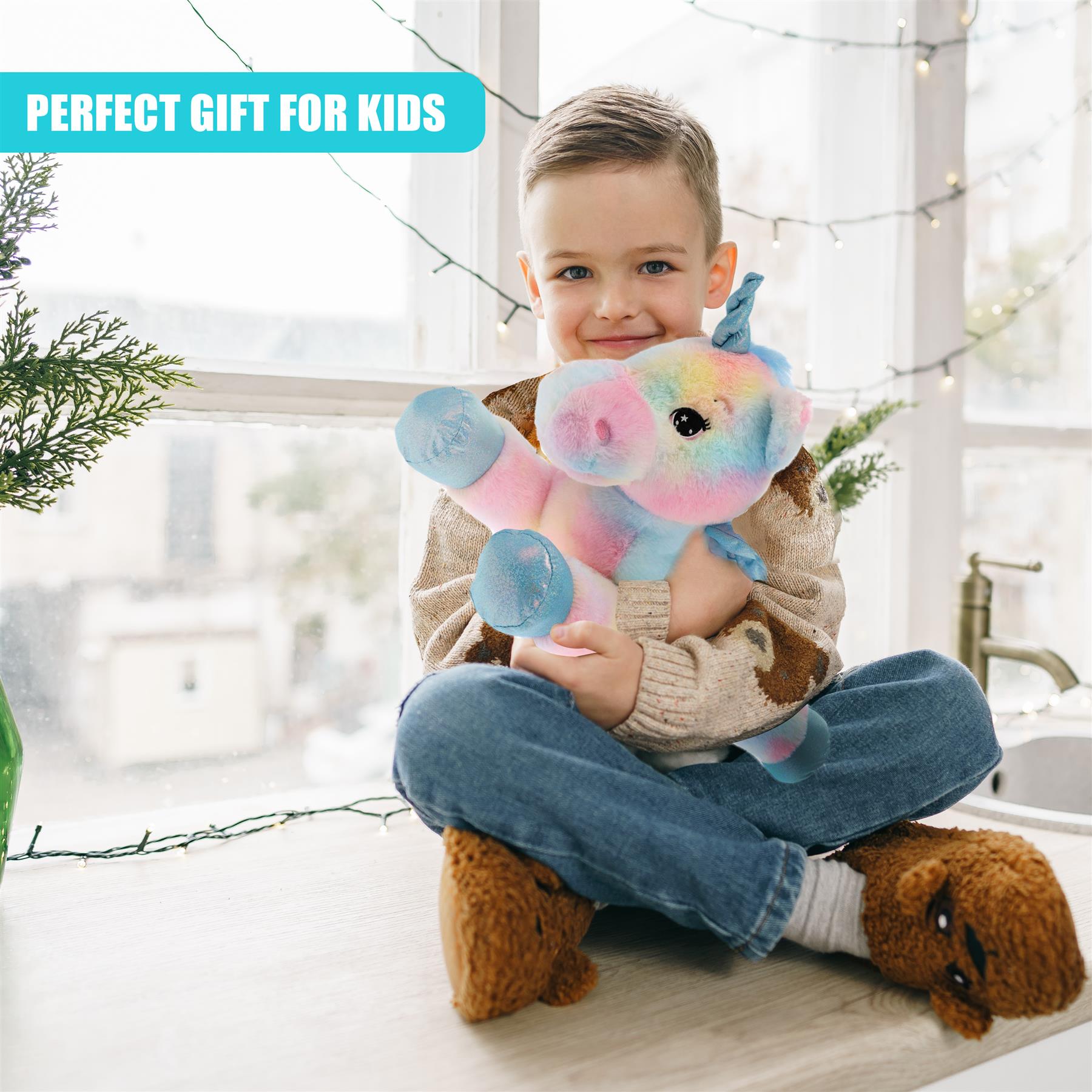 Unicorn with Sparkling Wings - Soft Toy by The Magic Toy Shop - The Magic Toy Shop