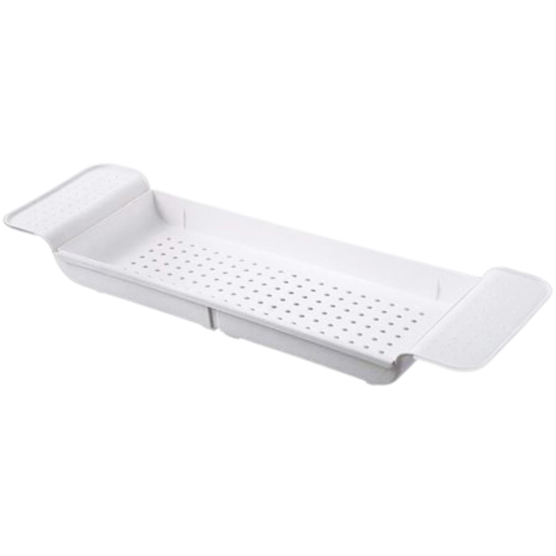 GEEZY Extendable Plastic Bathtub Tray