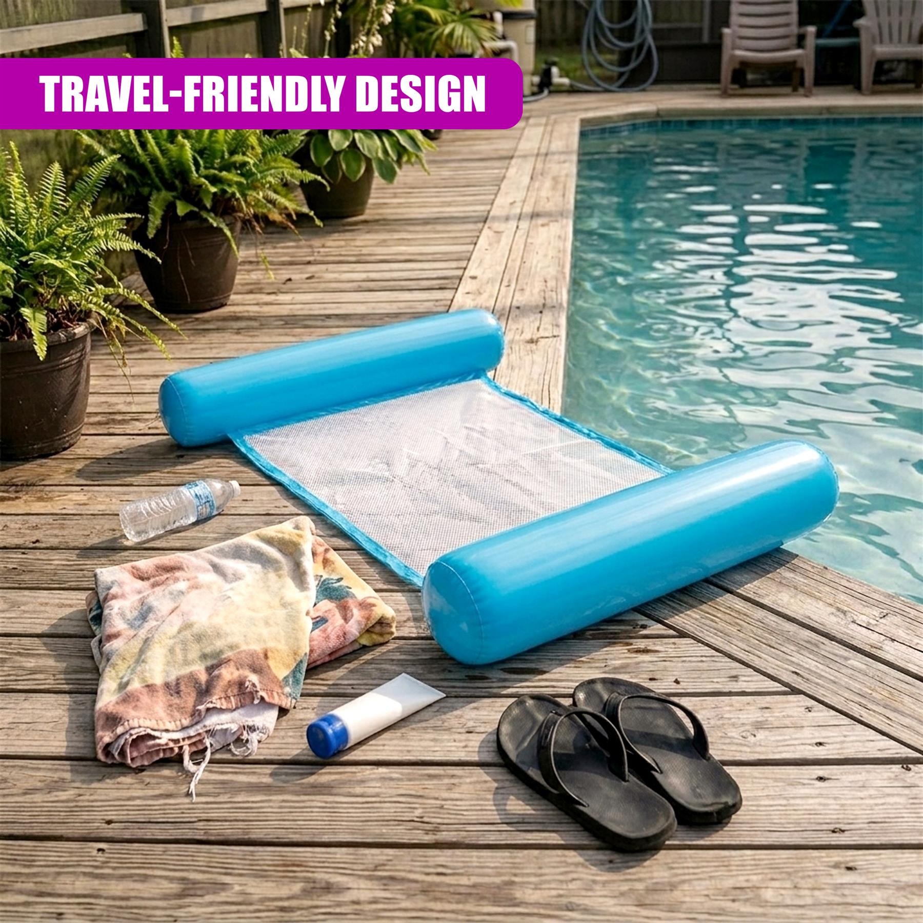 Floating Inflatble Water Hammock Set of 2