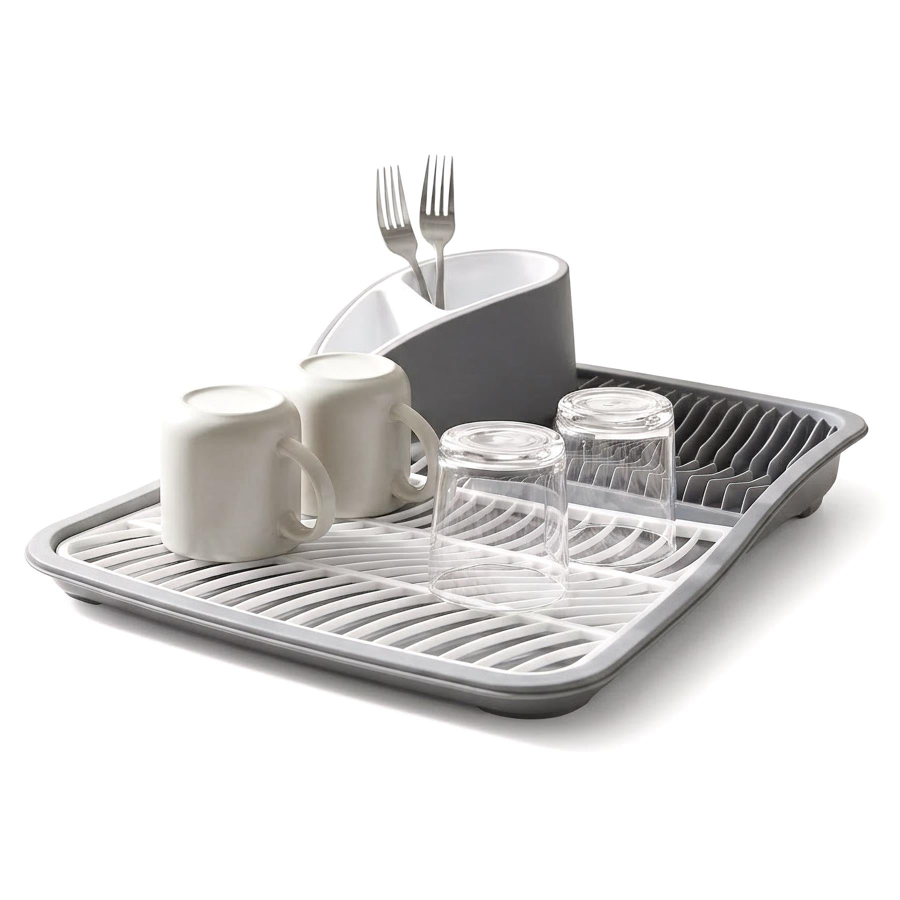 GEEZY Dish Drying Rack Organizer for Kitchen Utensils