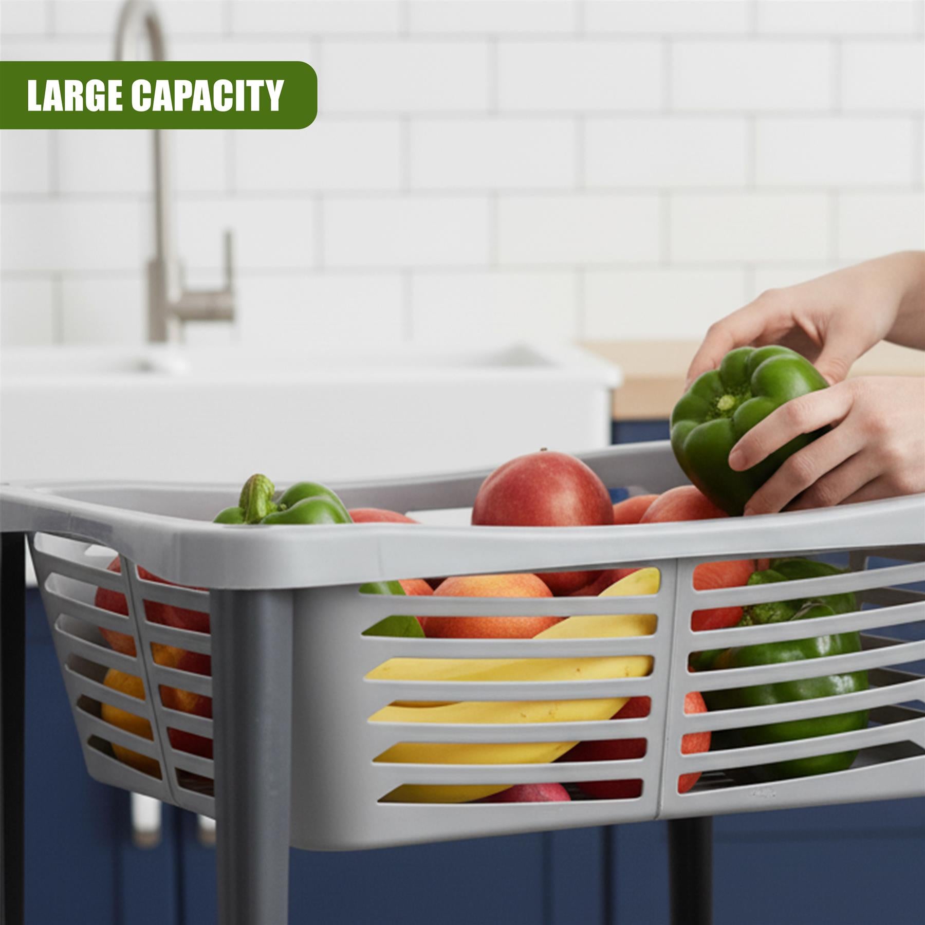 3 Tier Wheel Mounted Trolley