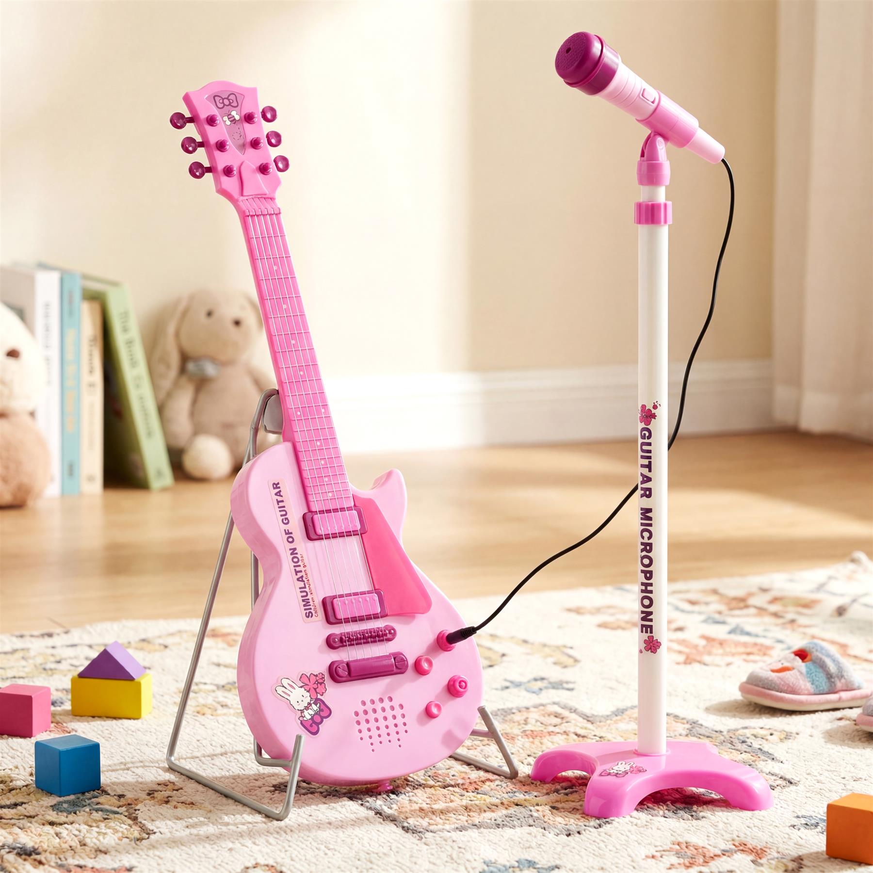 Pink Guitar Playset