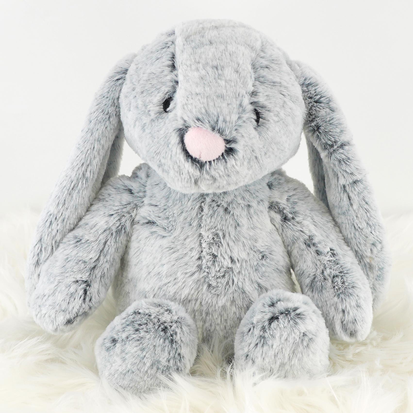 Grey rabbit clearance soft toy