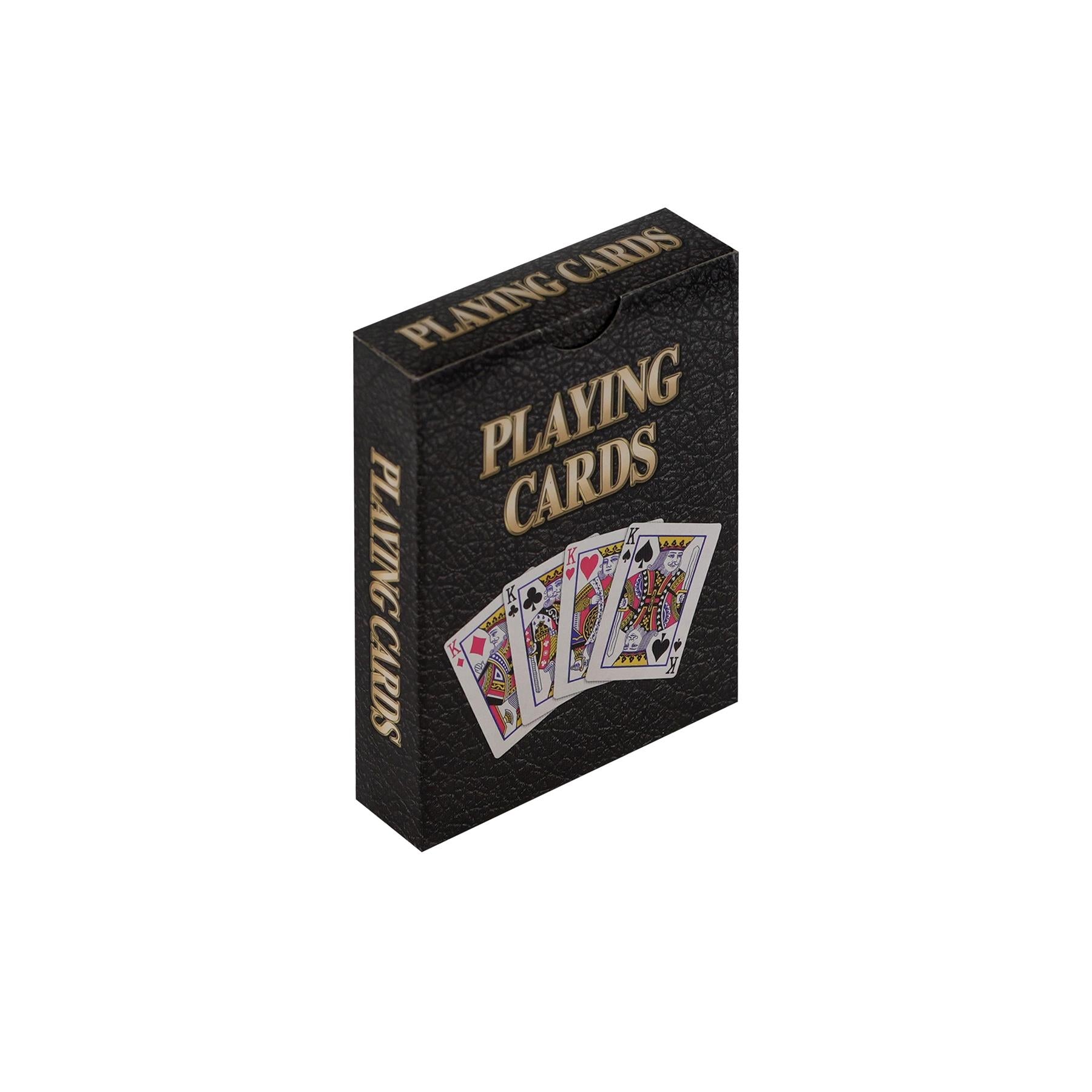 Black box labeled "Playing Cards" featuring an illustration of multiple playing cards from various suits.