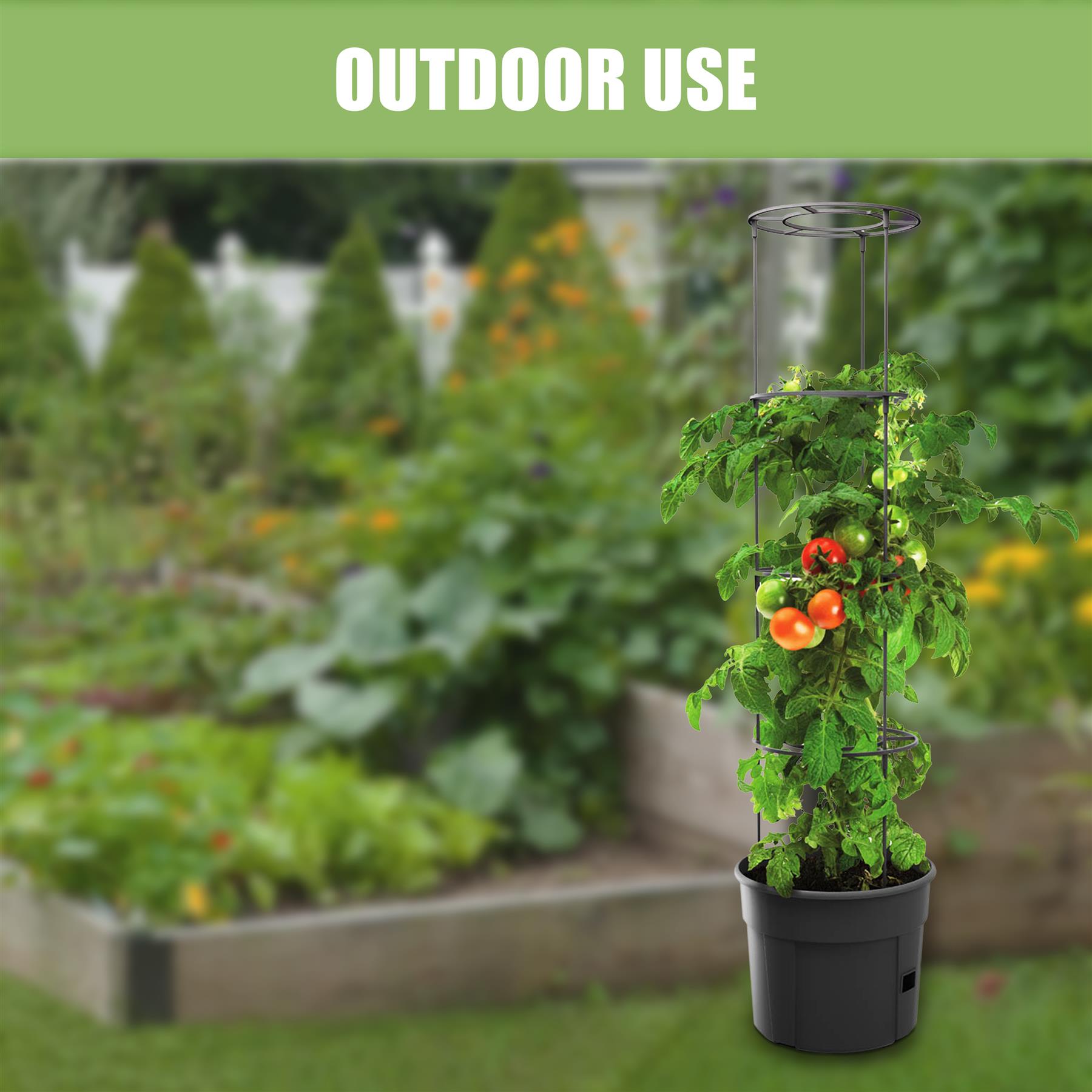 "Multi-tiered self watering tomato planter from Geezzy, with four tiers for plant growth." (themagictoyshop)