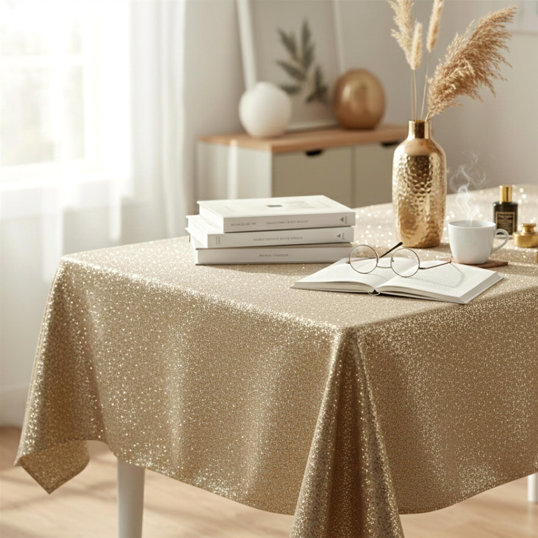 Metallic Table Cloth