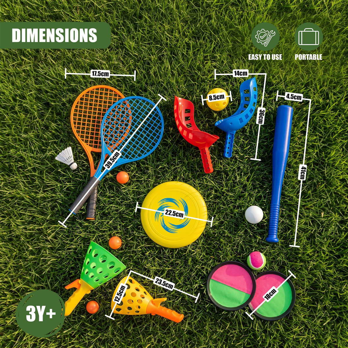 6 in 1 Outdoor Sports Games Set