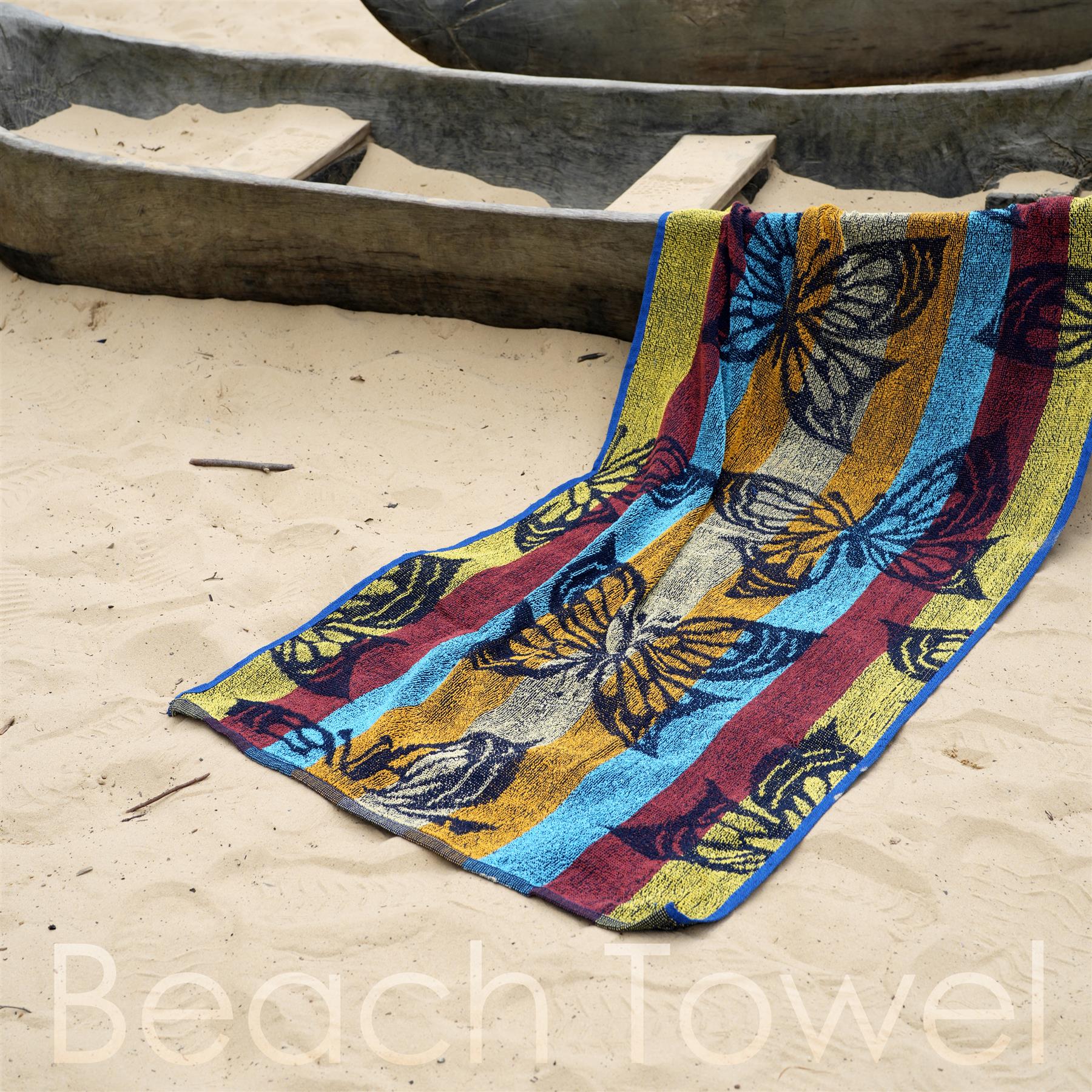 Large Multicoloured Beach Towels