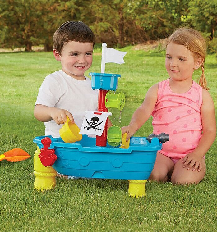 Pirate Ship Boat Sand and Water Table Play Set by The Magic Toy Shop - The Magic Toy Shop