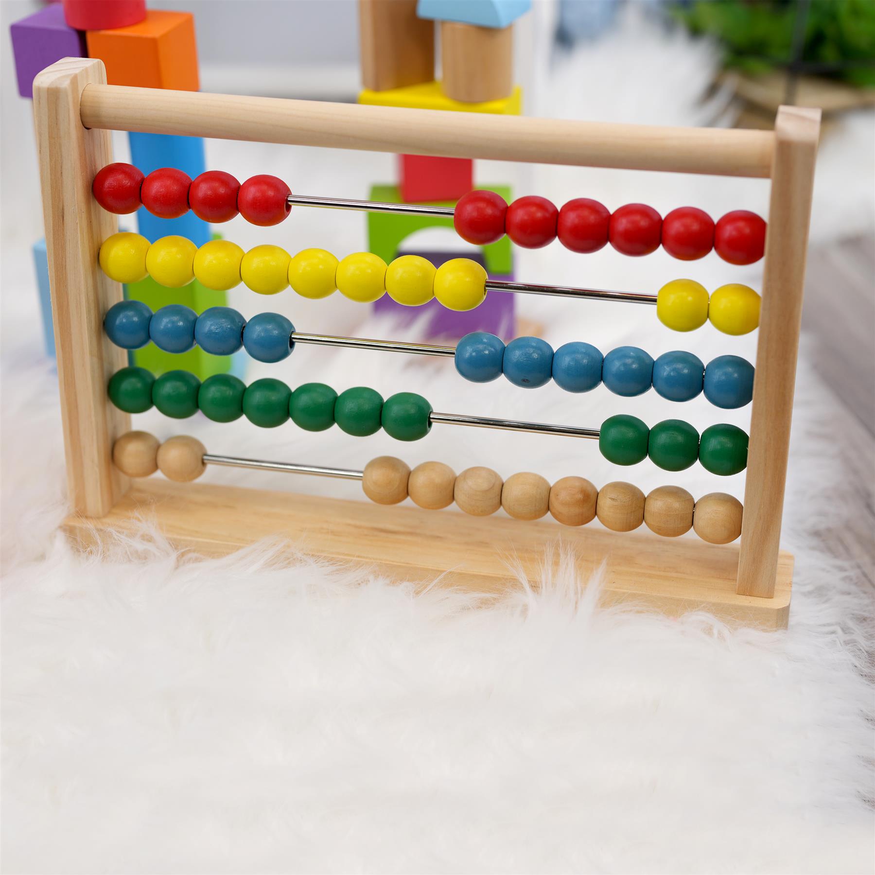 Large Sturdy Wooden Abacus At The Magic Toy Shop