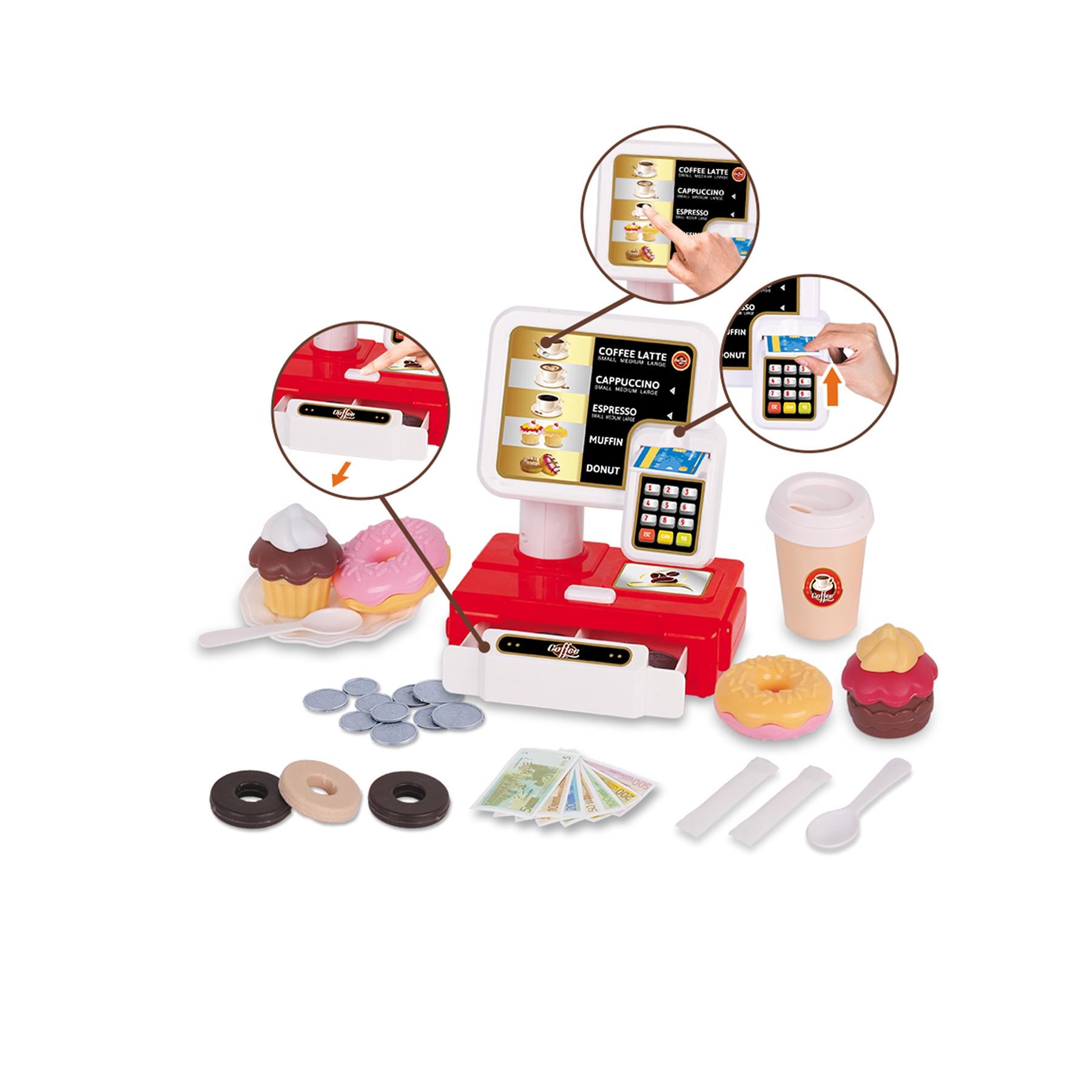 Coffee Shop Cash Register Toy Set
