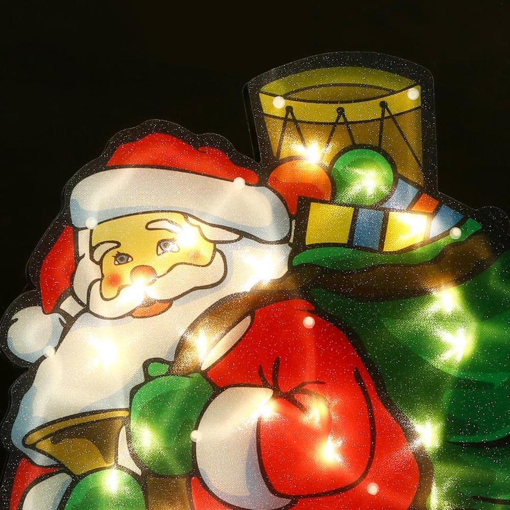 Christmas Silhouette Lights Santa with Gift by GEEZY - The Magic Toy Shop