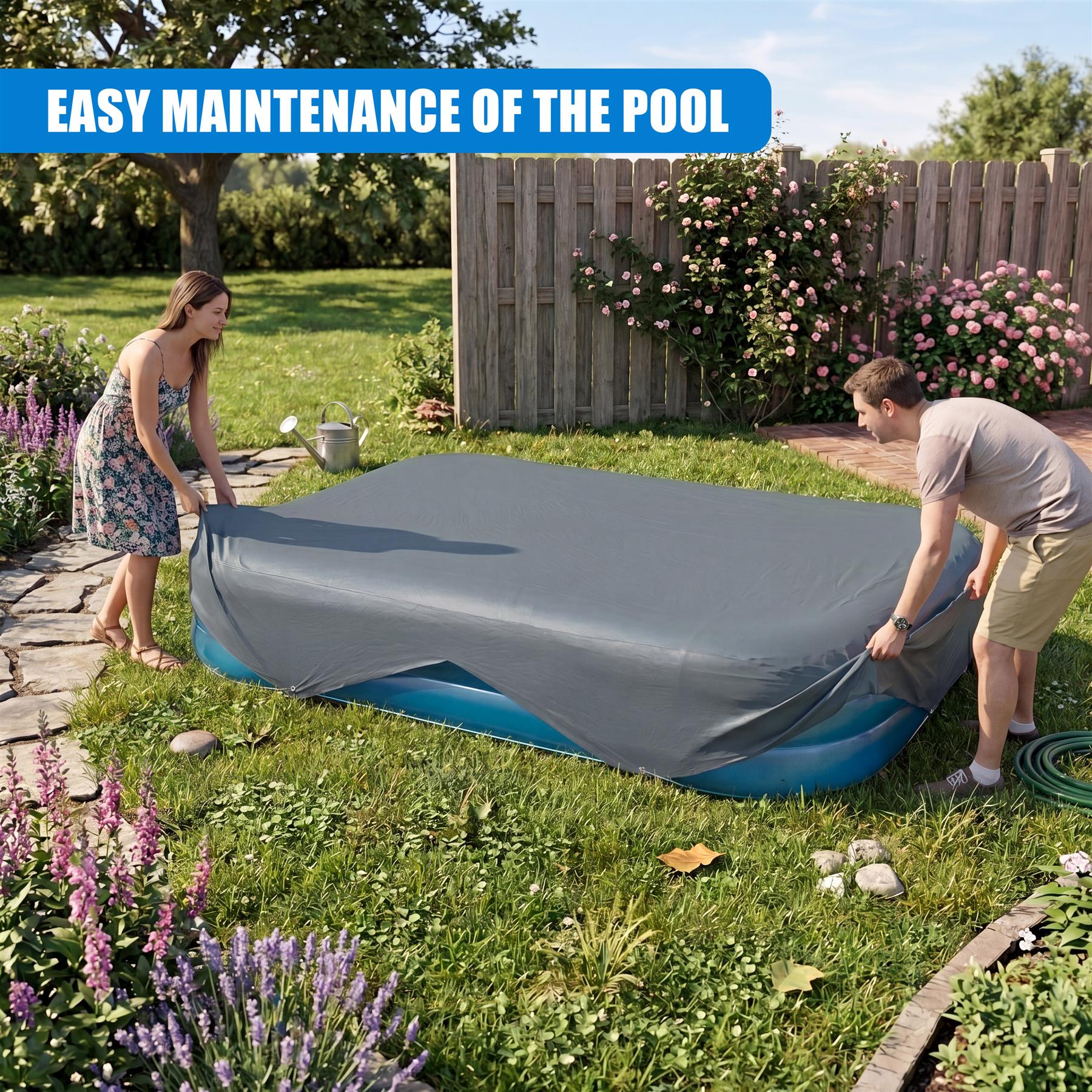 INTEX Rectangular Swimming Pool Cover 305x183cm