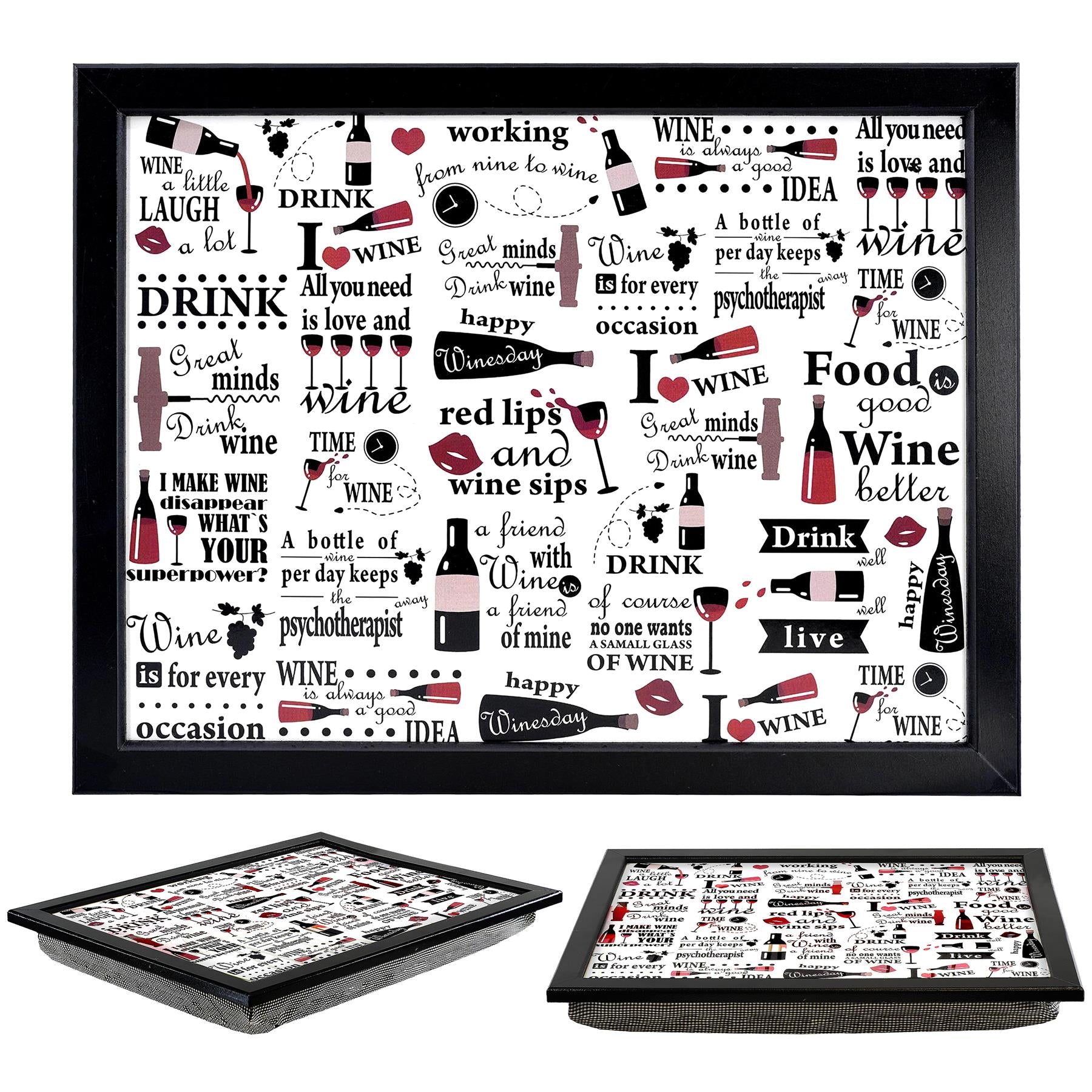 Wine Design Tray With Bean Bag Cushion by Geezy - The Magic Toy Shop