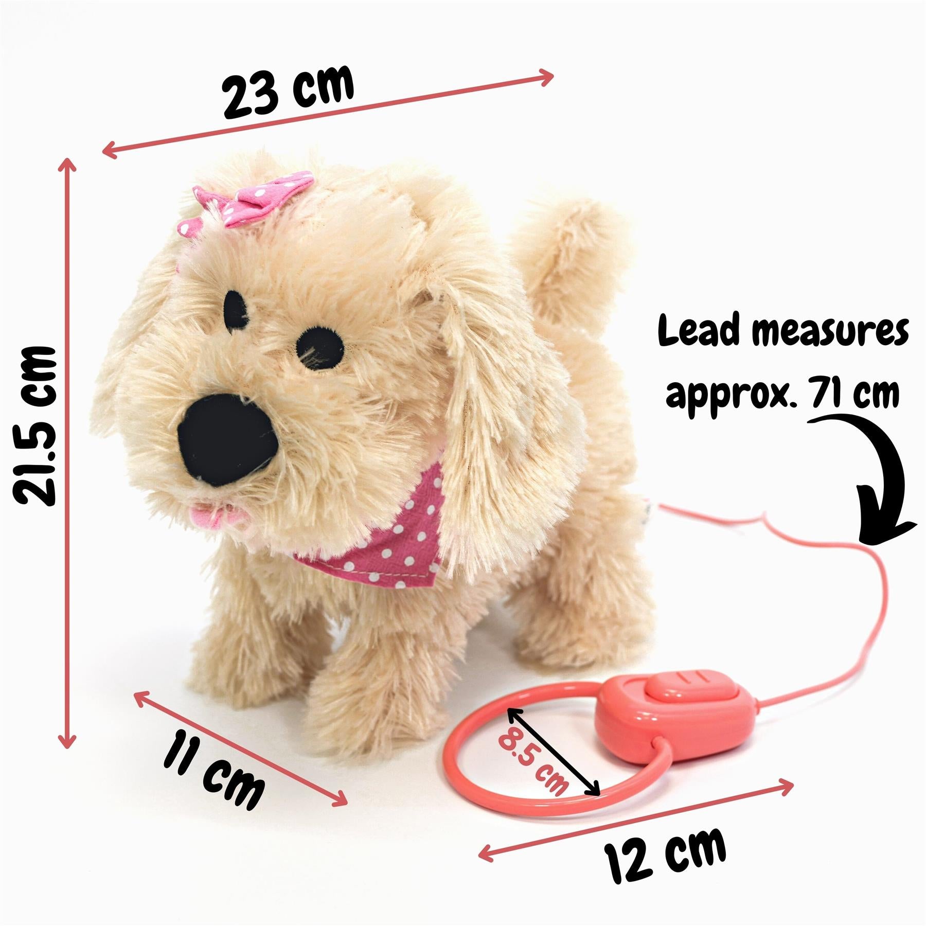 Walking toy hot sale dog