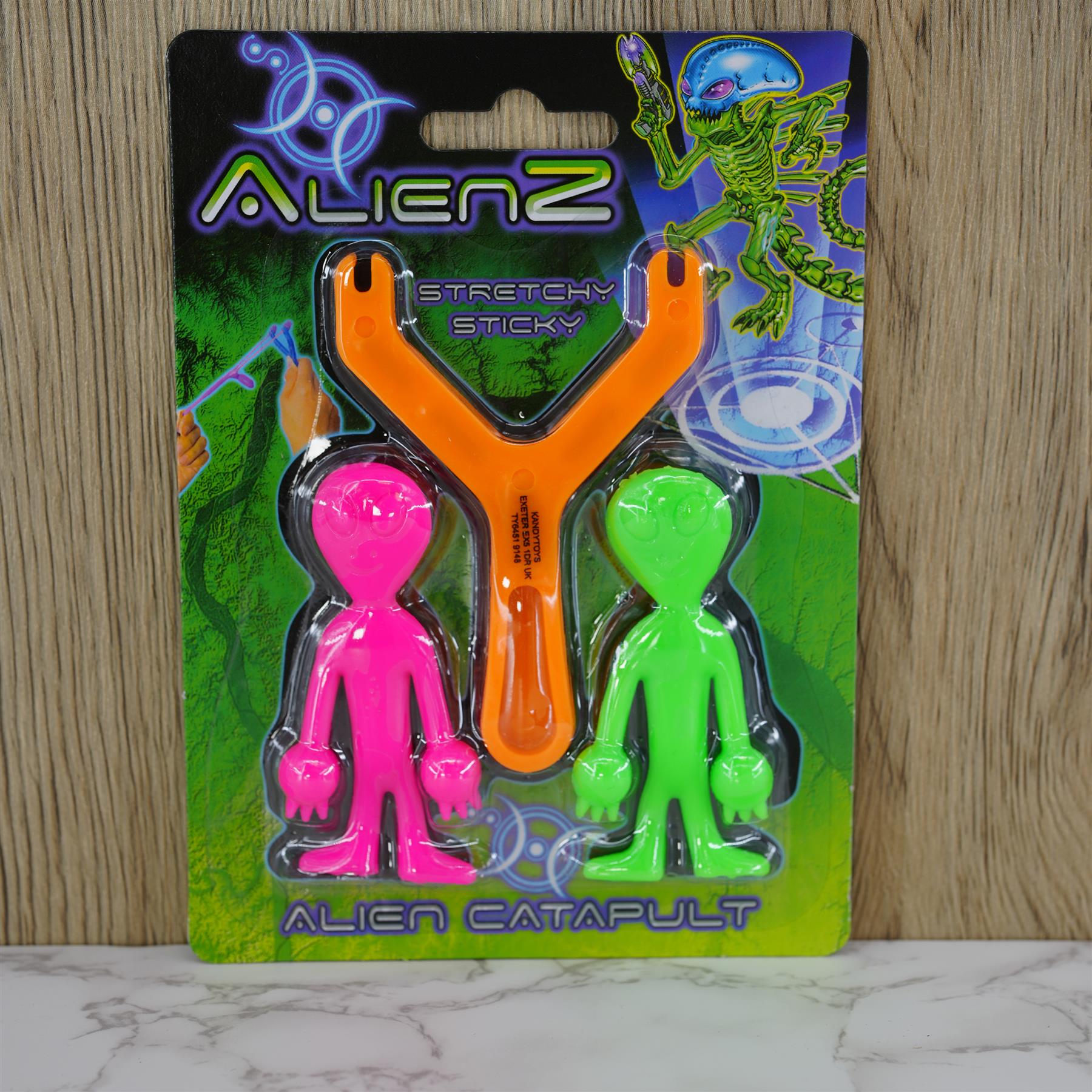 The Magic Toy Shop Alien Catapult Stretchy Sticky Slingshot