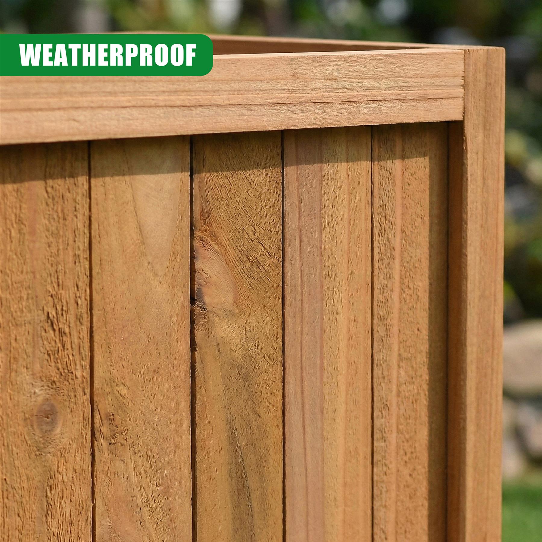 Wooden Large Rectangular Planters 2 Pack by GEEZY | The Magic Toy Shop