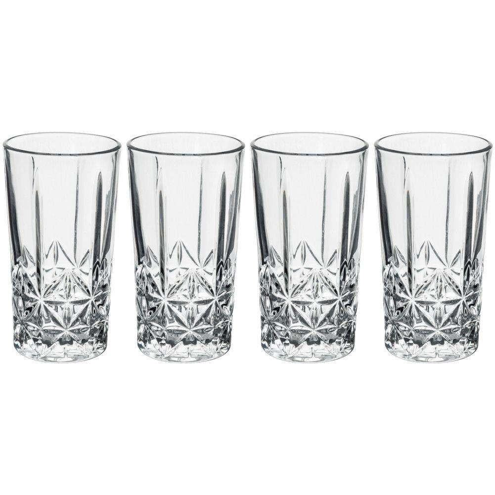 GEEZY Set of 4 260ML Whisky Drinking  Glasses