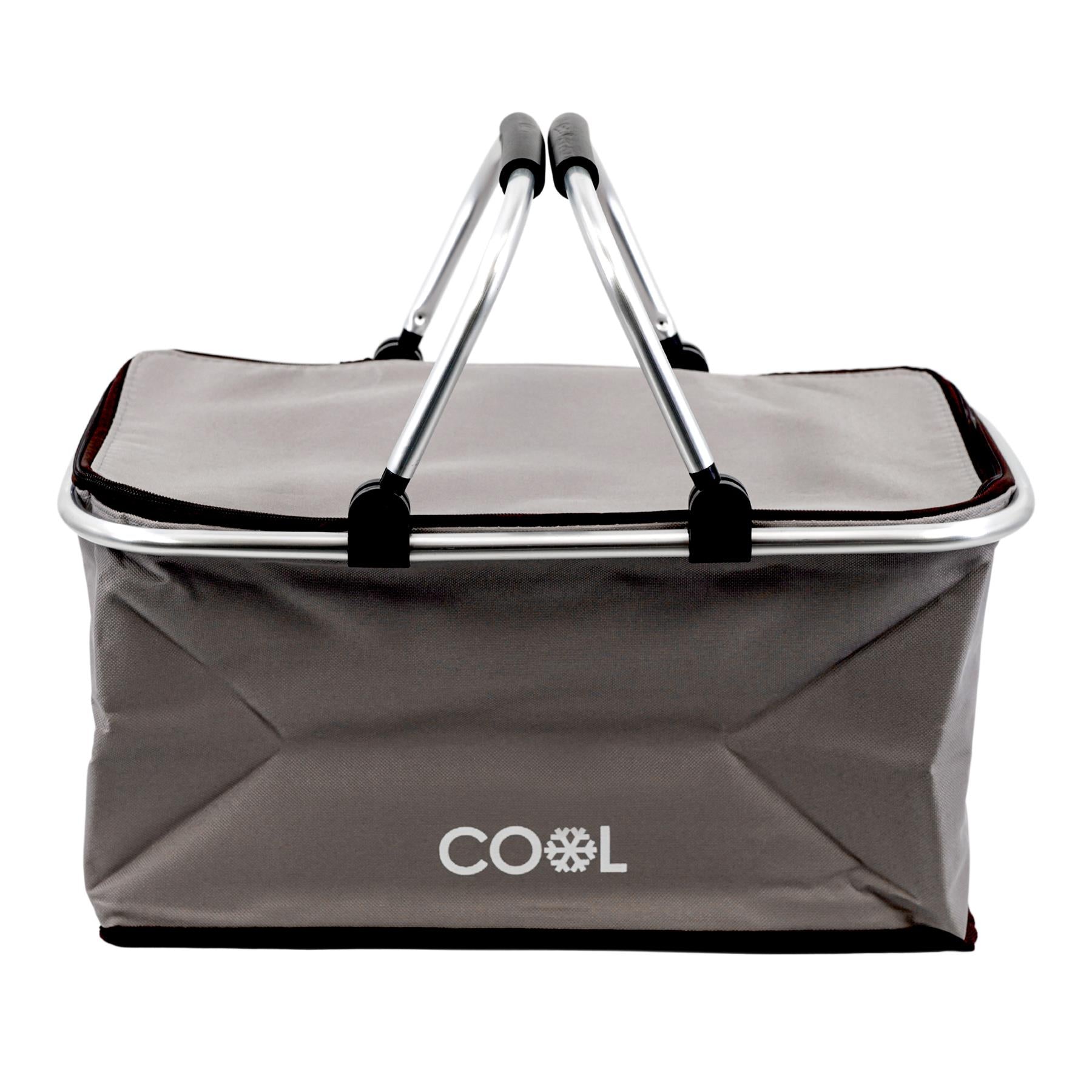 Geezy Grey Cooler Basket Bag