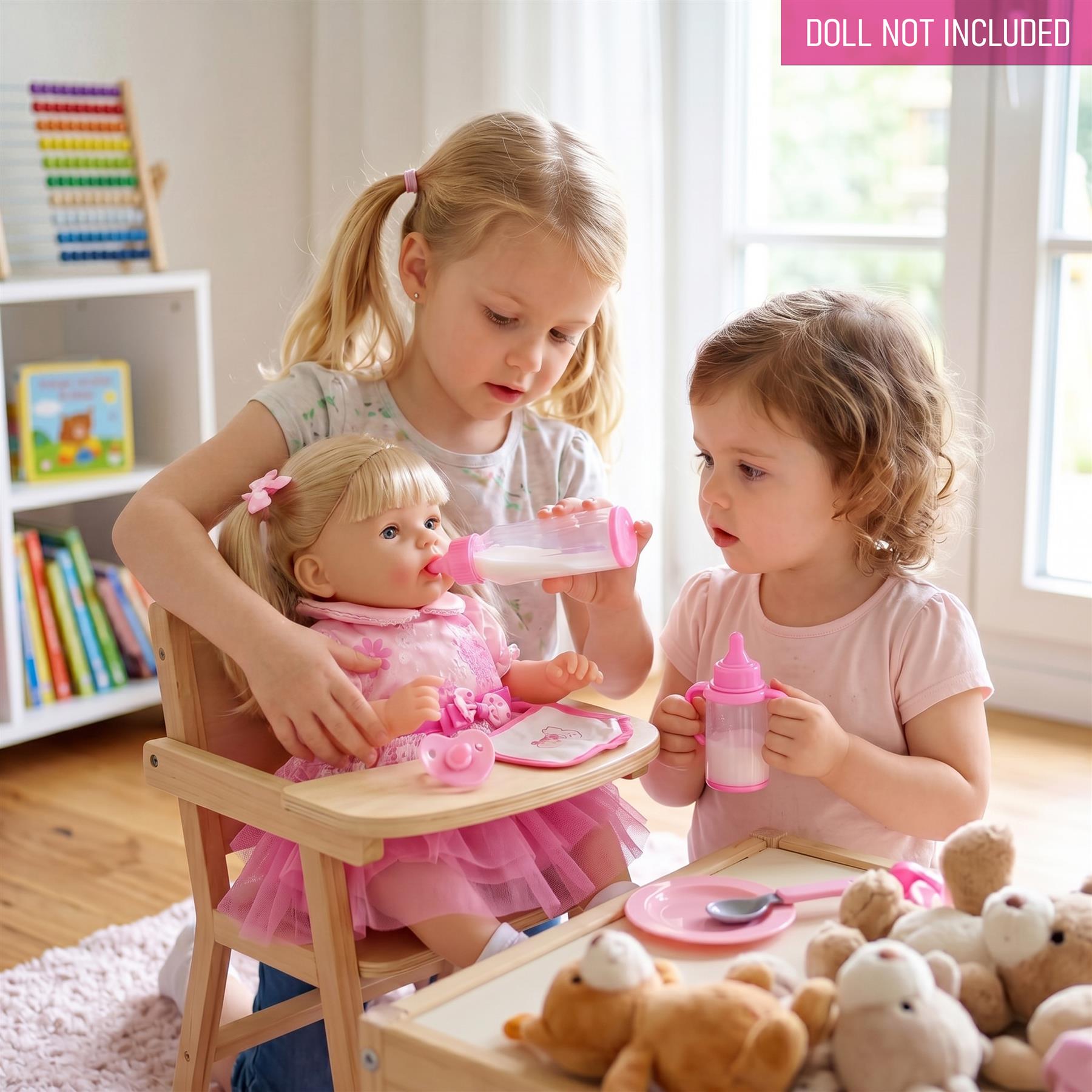 BiBi Doll Milk Bottle Set for Baby Dolls