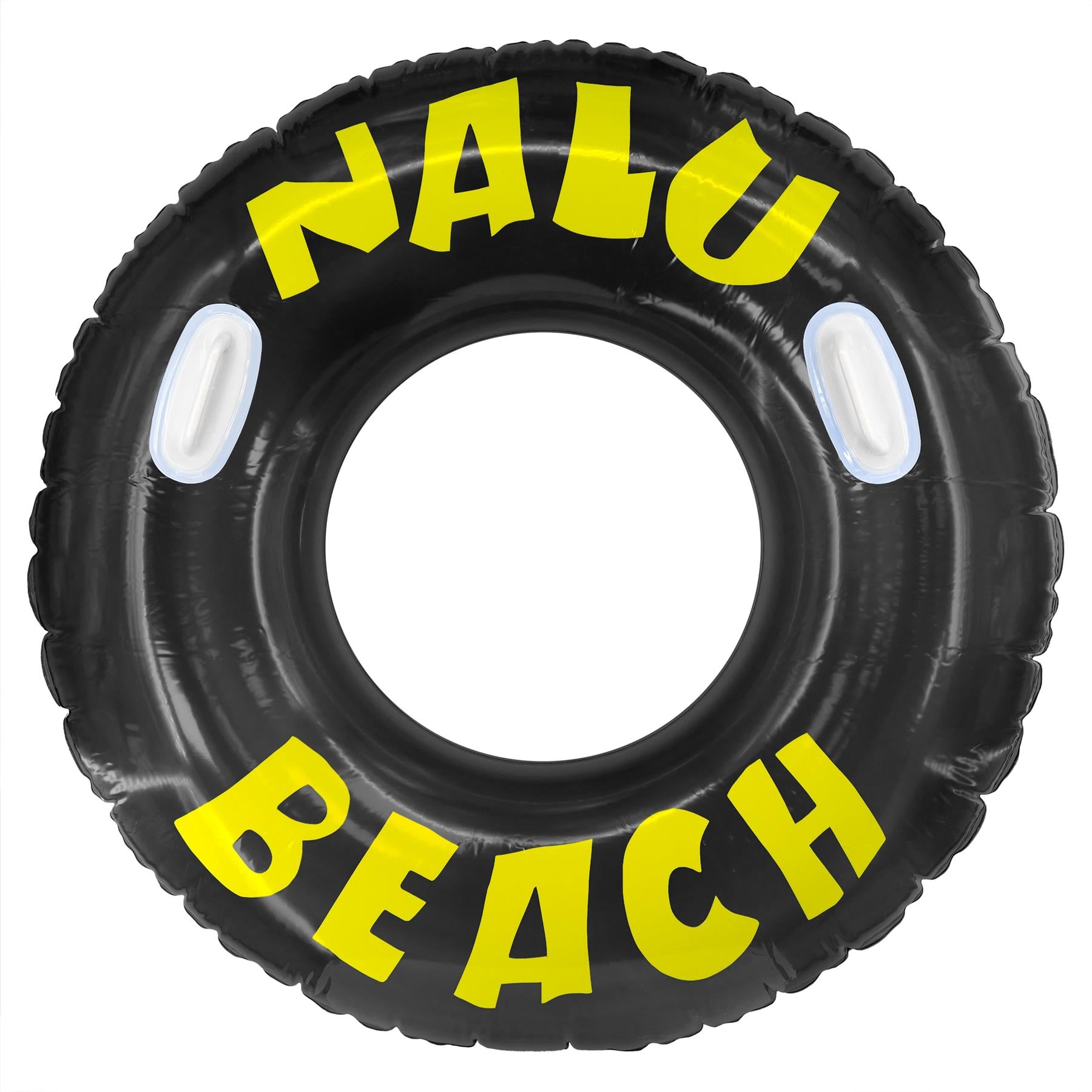 Nalu Black Turbo Tyre Ring With Handles 47" by Nalu - The Magic Toy Shop