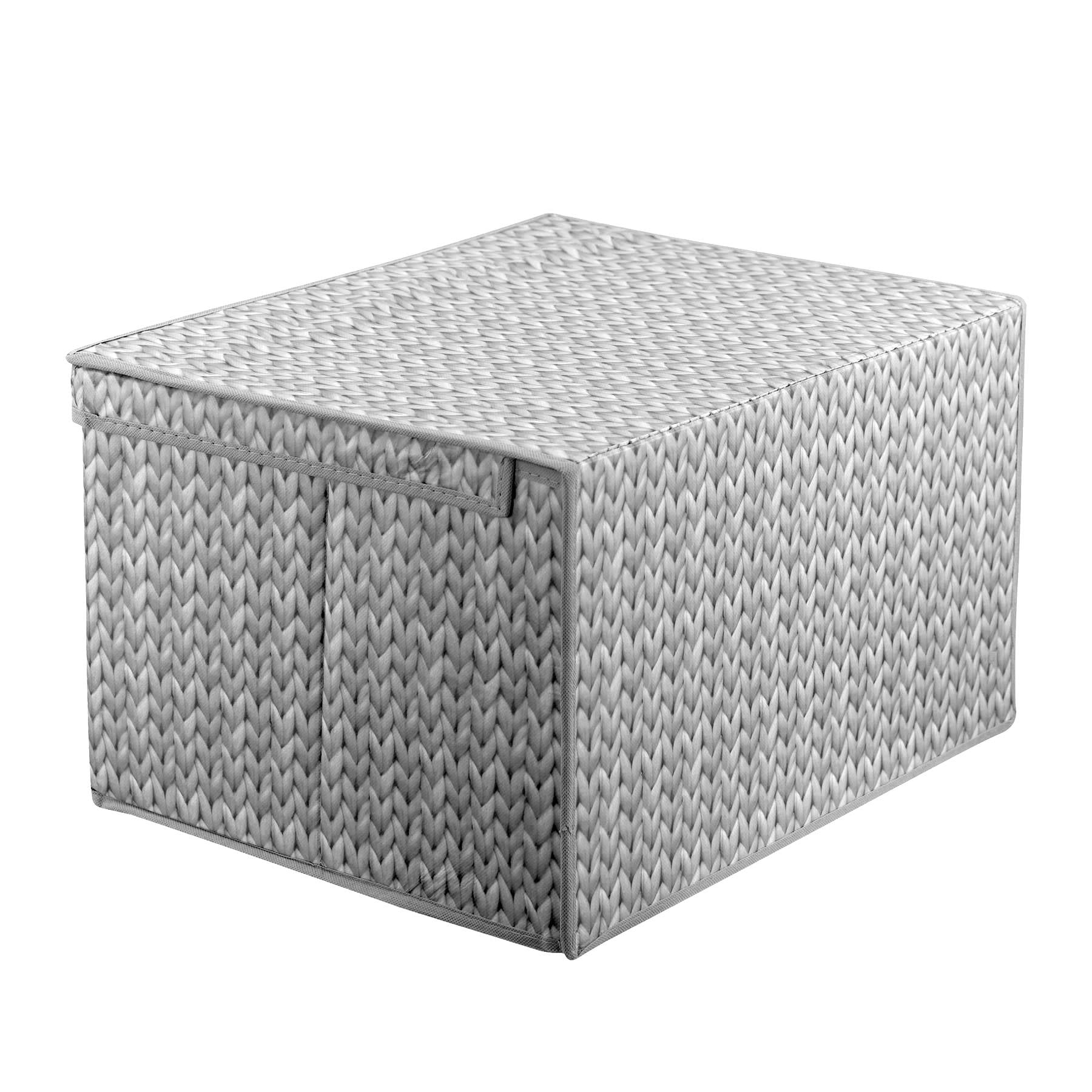 Knit Grey Large Storage Box by GEEZY - The Magic Toy Shop