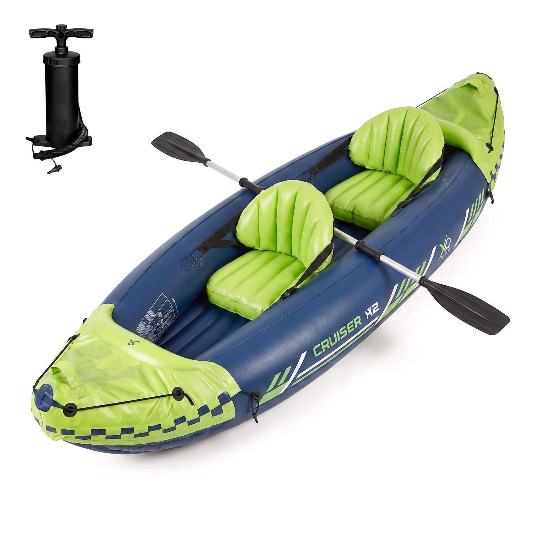 2 Person Inflatable Kayak Set