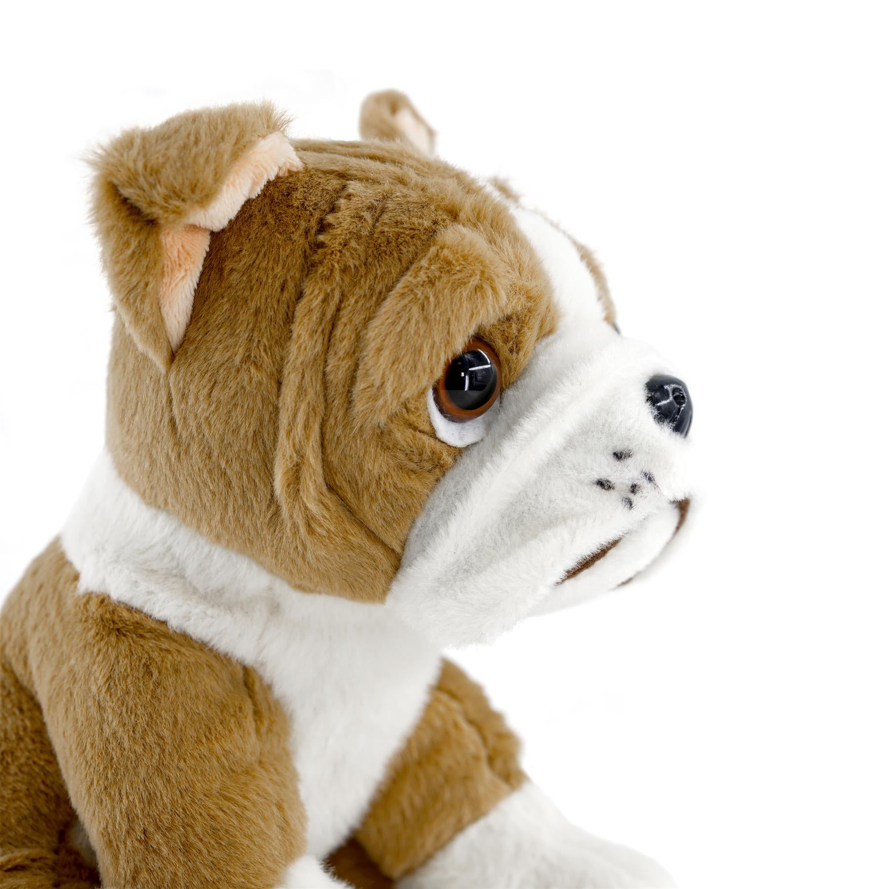 The Magic Toy Shop Small Sitting English Bulldog Soft Toy