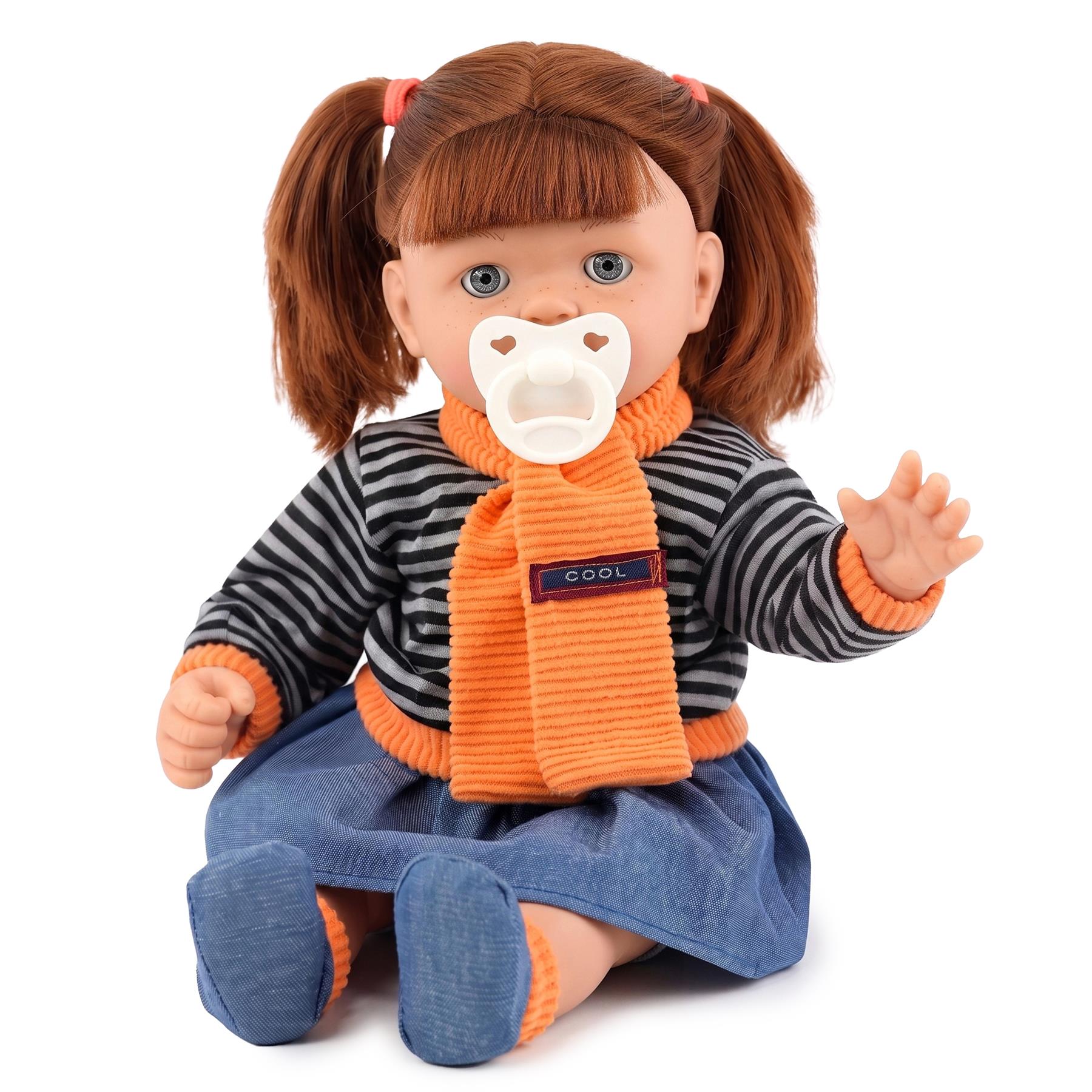 BiBi Sleeping Ginger Girl Doll (45 cm / 18")
