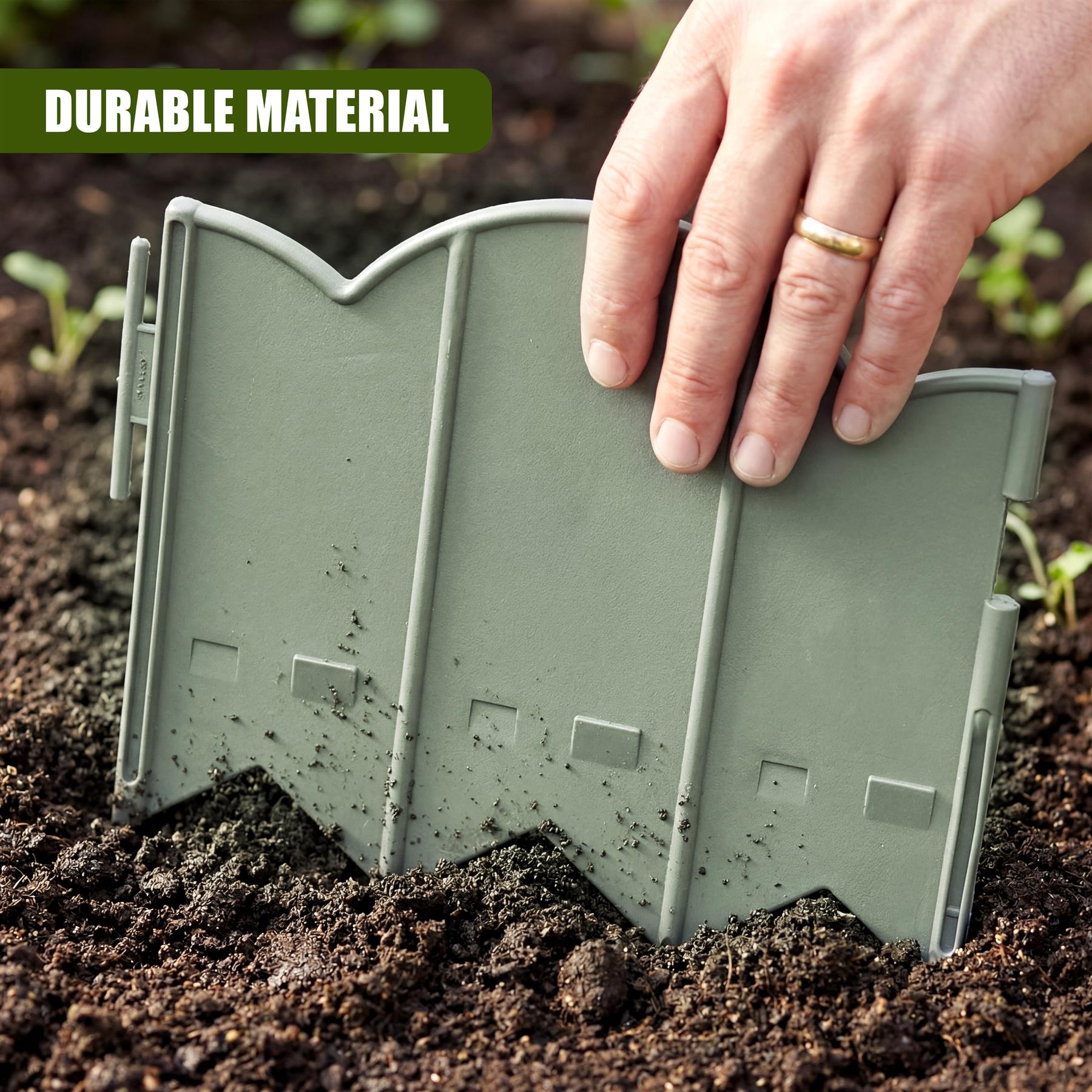 Pack of 12 Garden Edging Fence