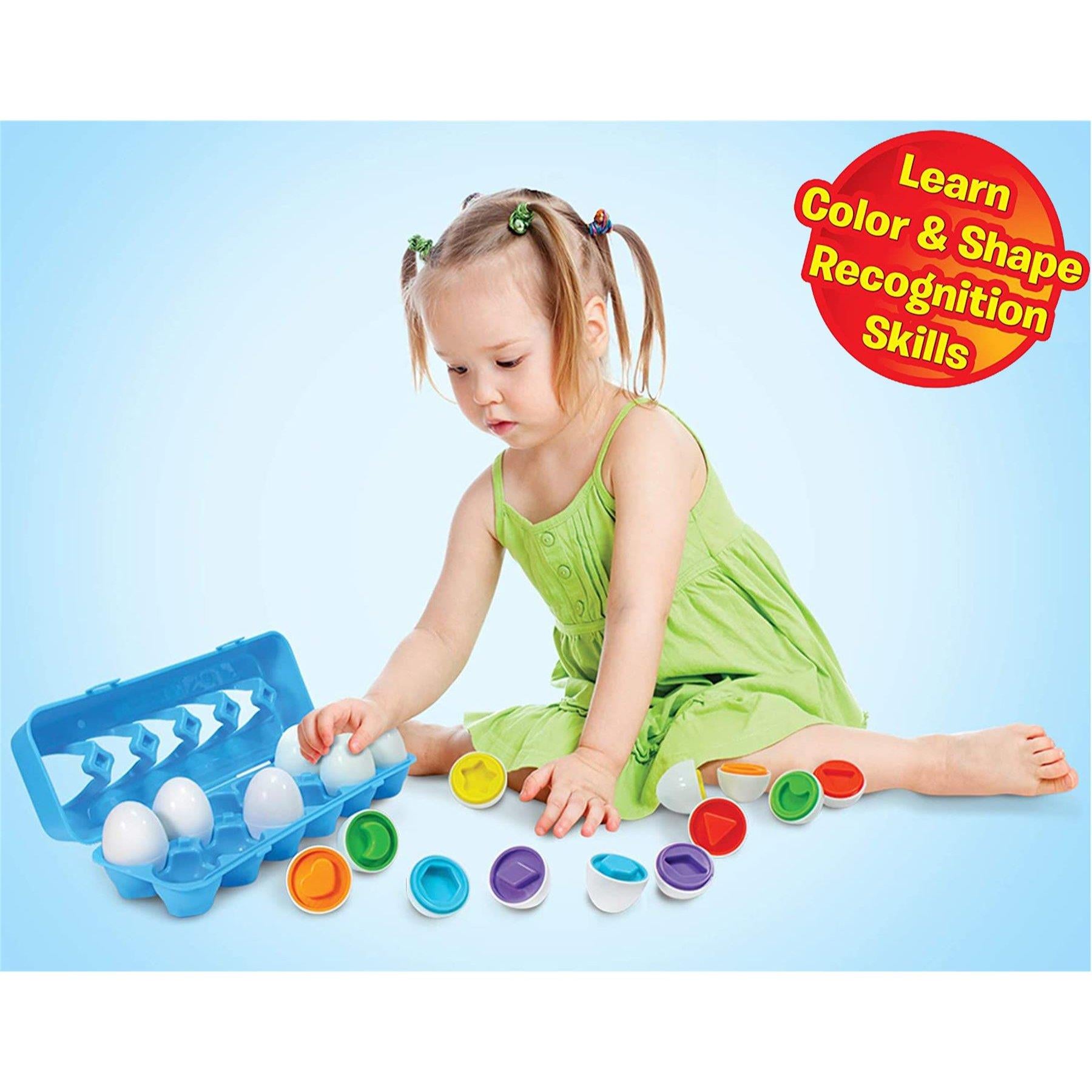 The Magic Toy Shop 12 Shape Sorter Eggs