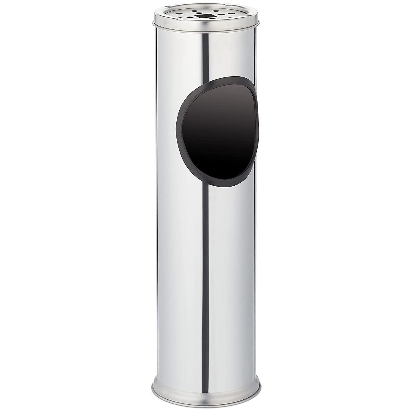Stainless Steel Bin with Ashtray