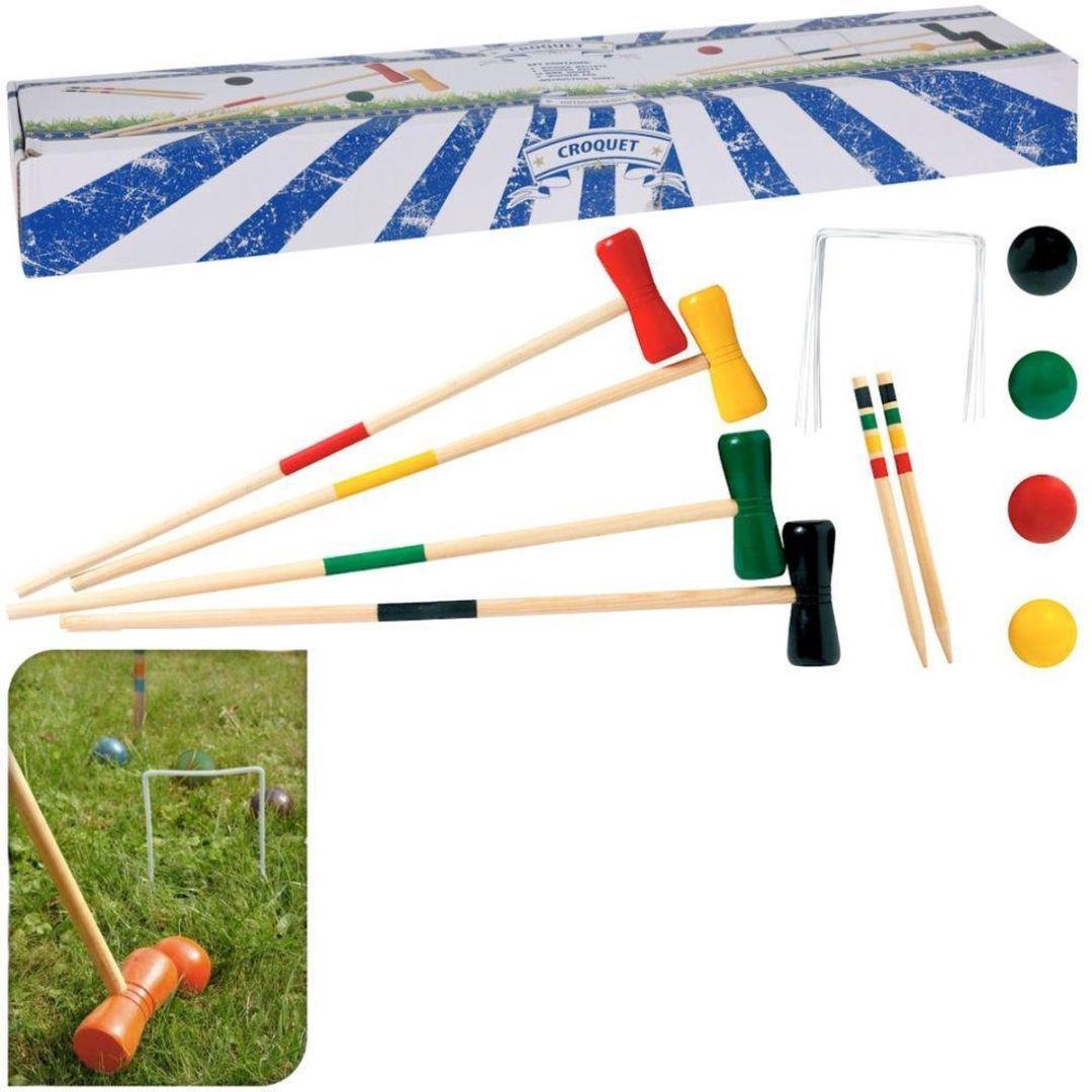 Kids 4 Player Wooden Croquet Set by The Magic Toy Shop - The Magic Toy Shop