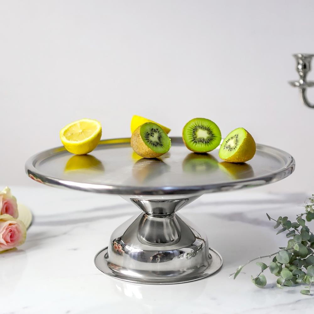 Stainless Steel Cake Stand 33 cm by GEEZY - The Magic Toy Shop