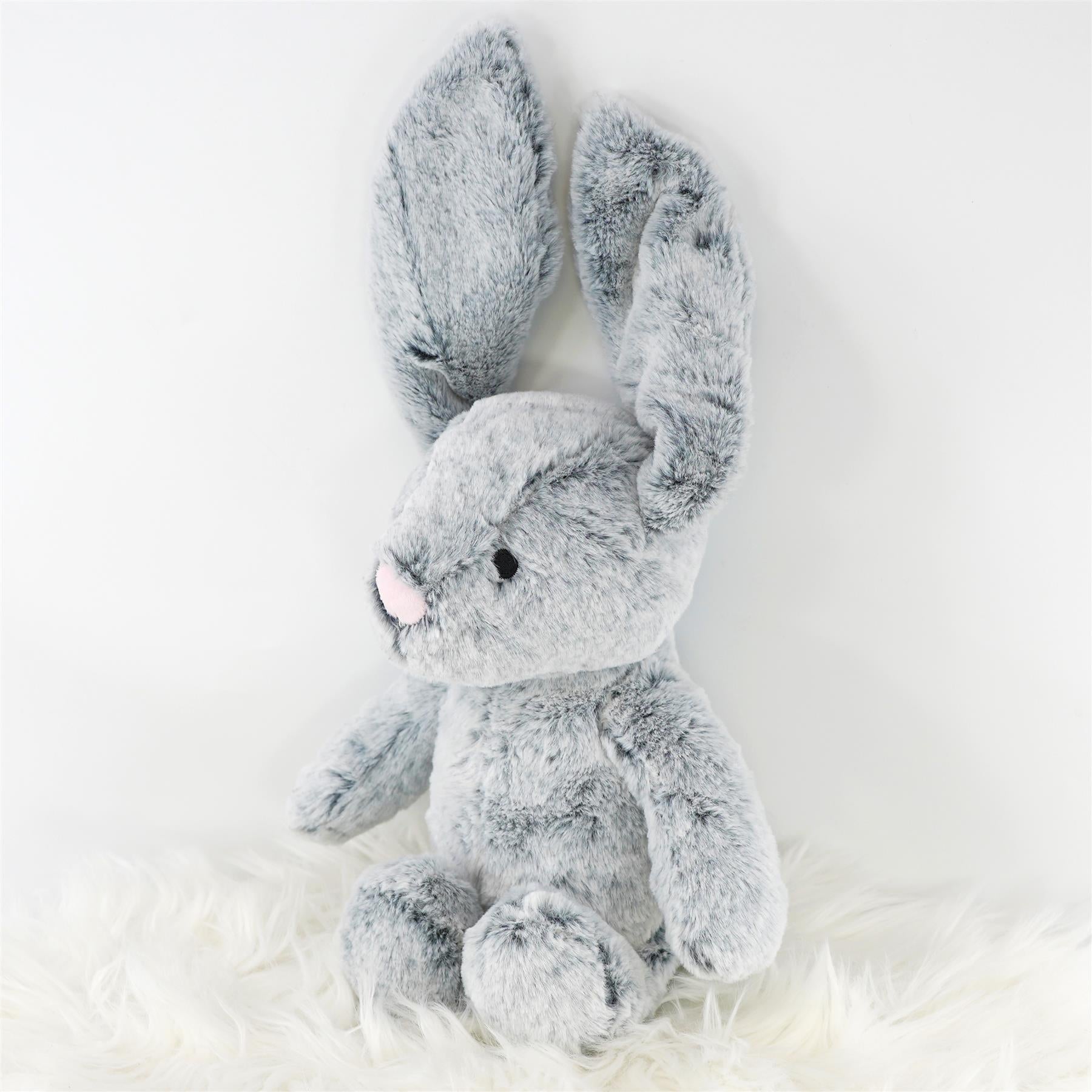 10" Plush Super Soft Grey Rabbit Cuddly Toy by The Magic Toy Shop - The Magic Toy Shop