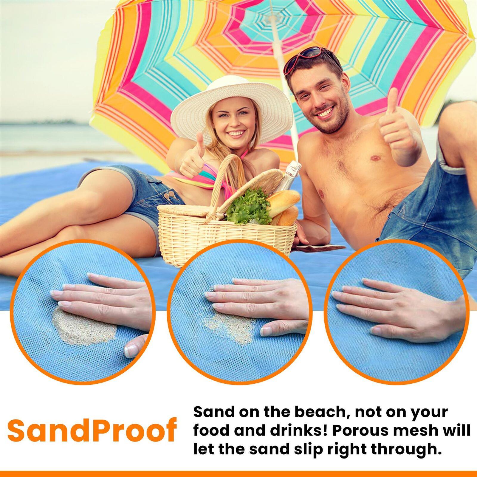 Sand Free Foldable Beach Mat by GEEZY - The Magic Toy Shop