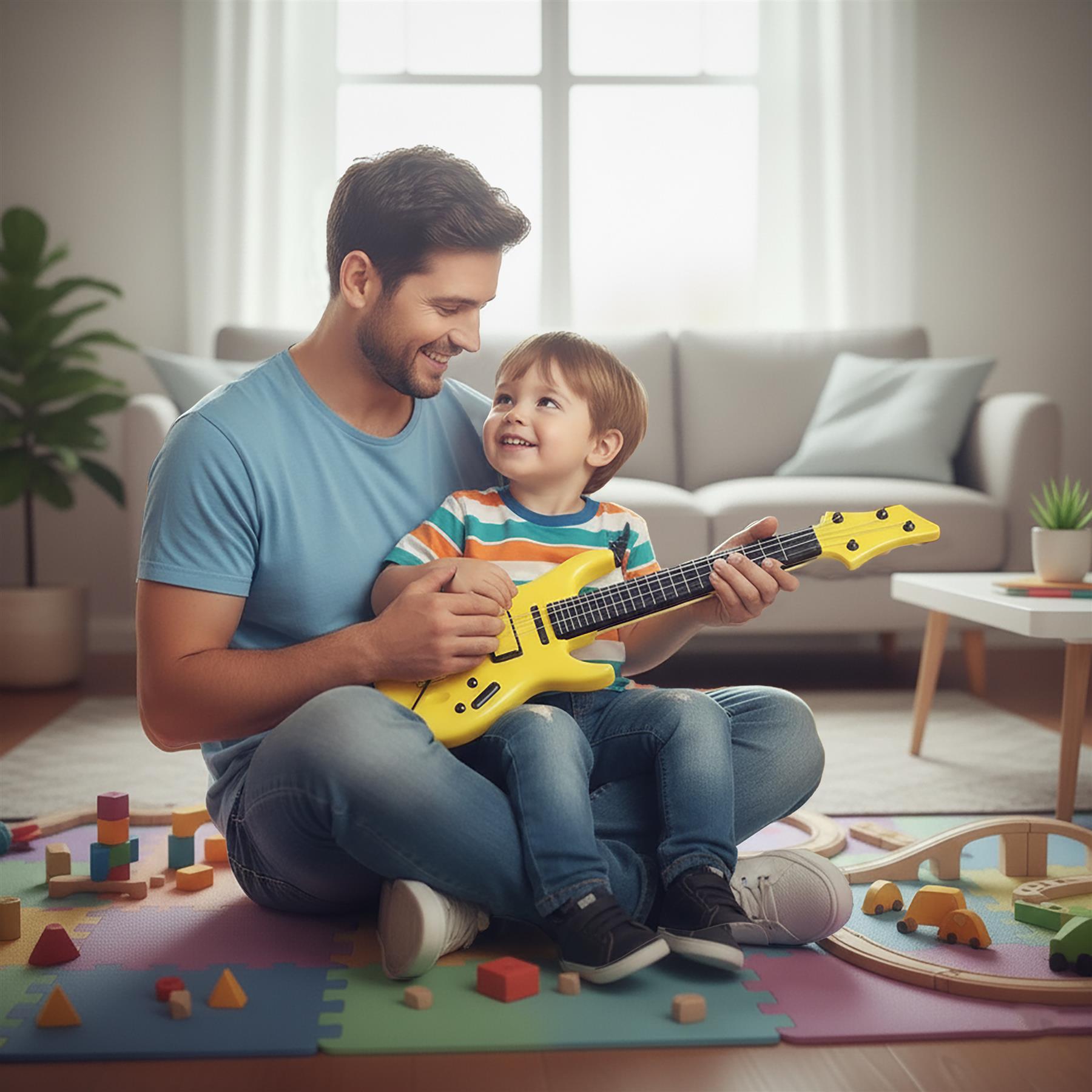 19 Inches Kids Plastic Acoustic Guitar