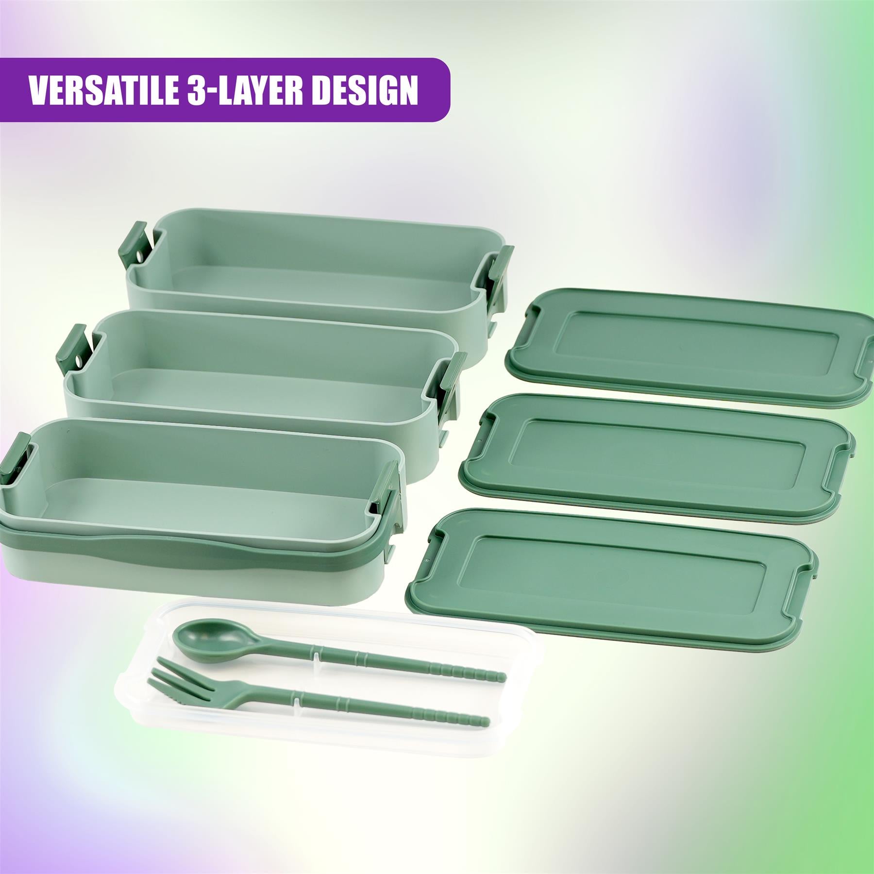 3 Layer Bento Lunch Box