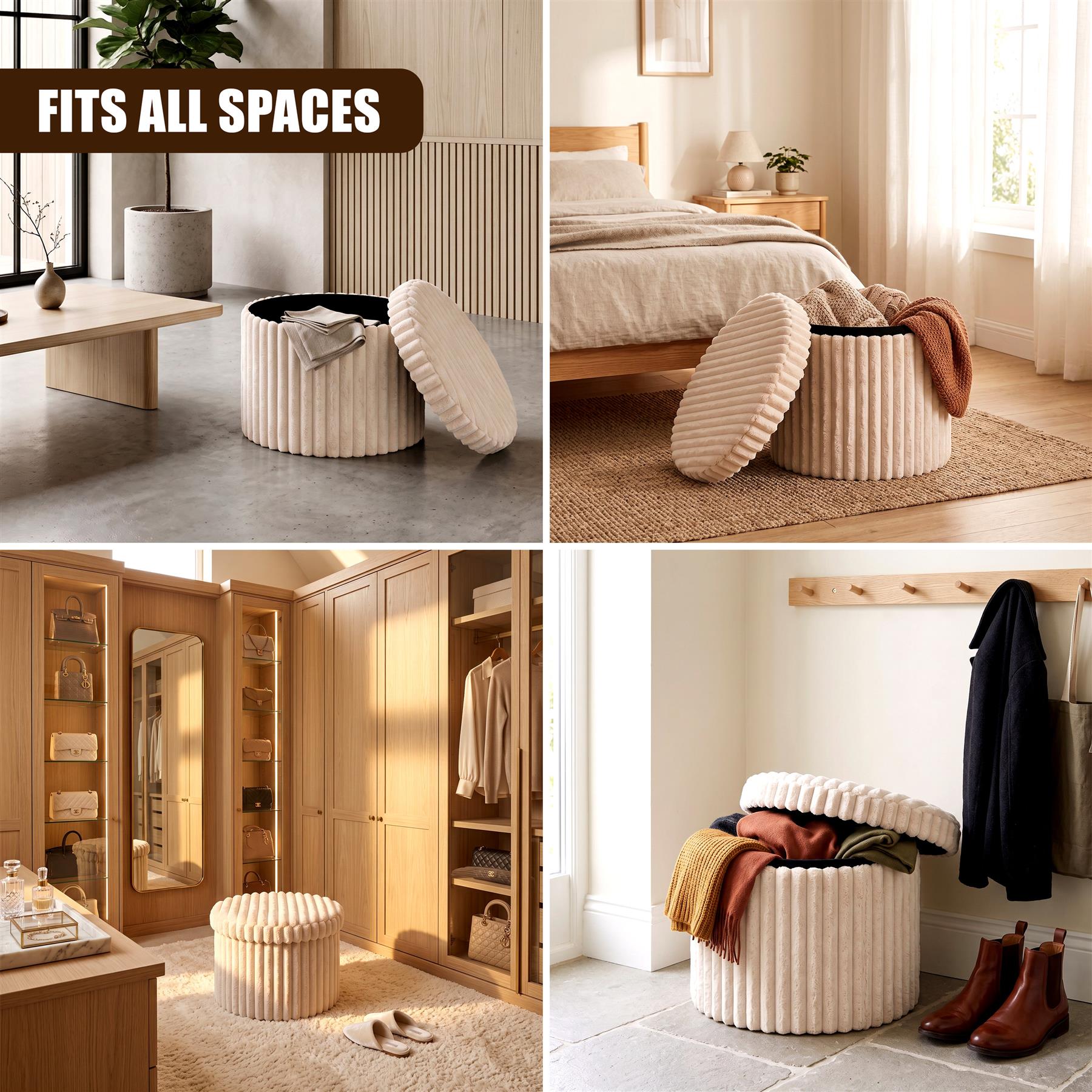 Round Ottoman Stool