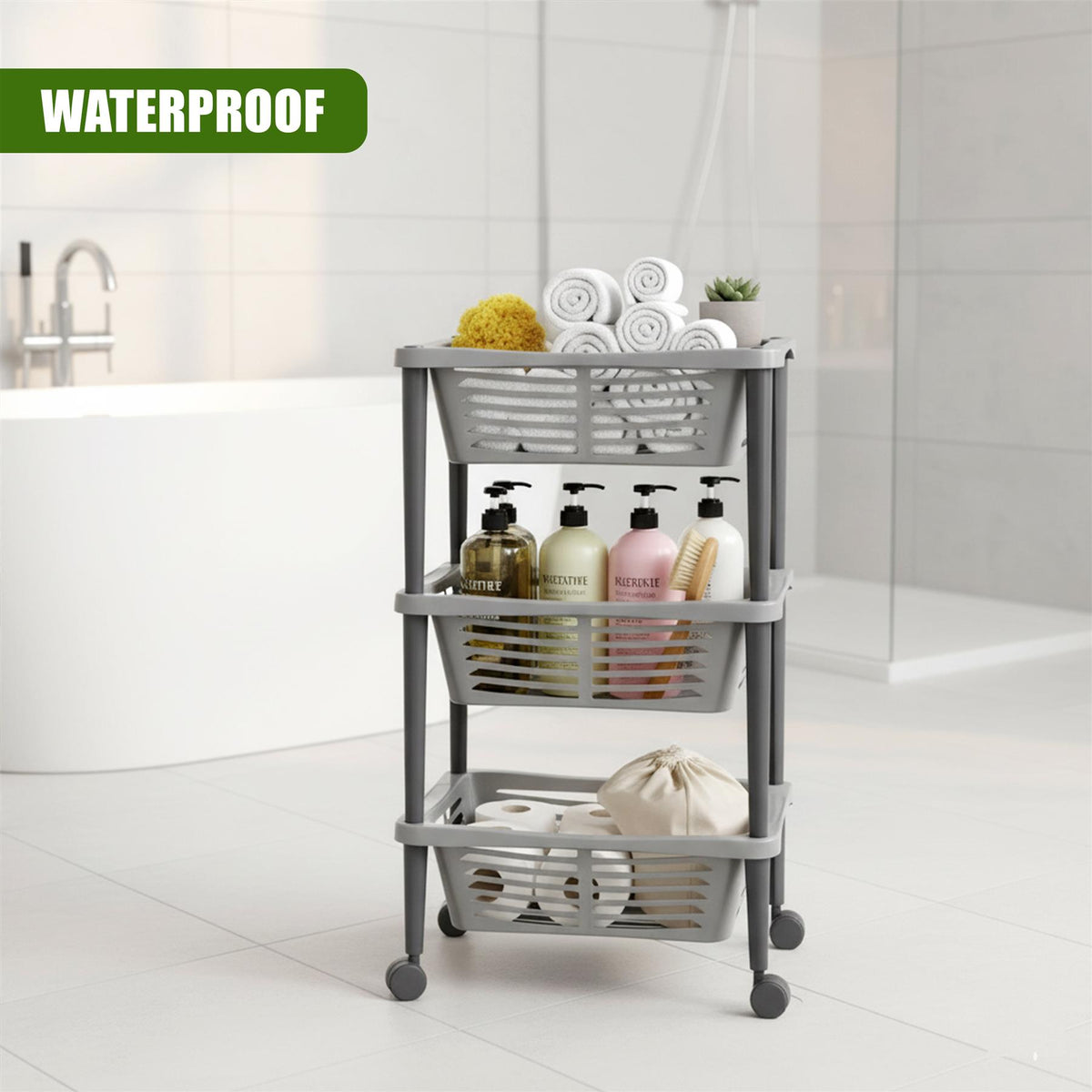 3-Tier Vegetable Trolley