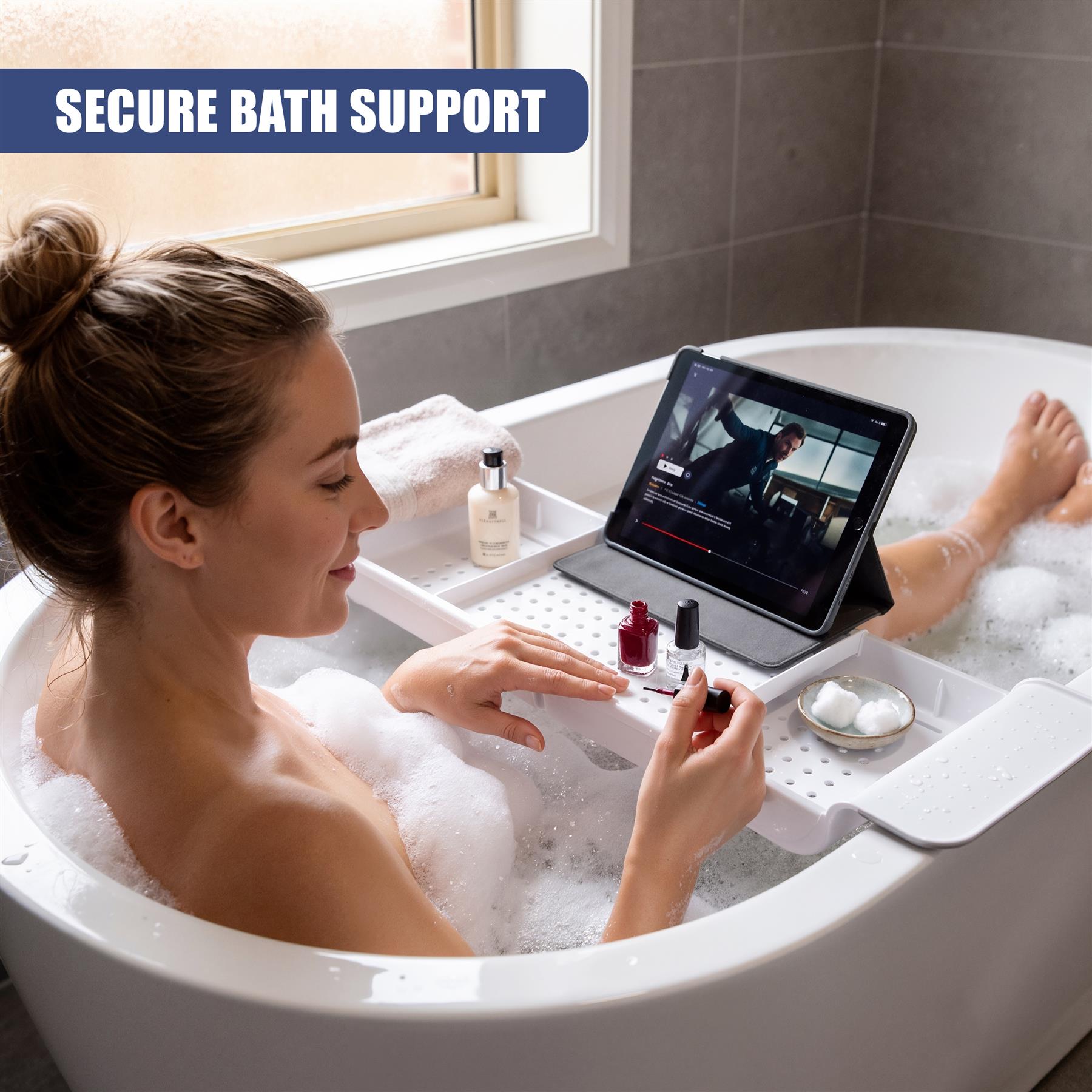 Extendable Bath Tray